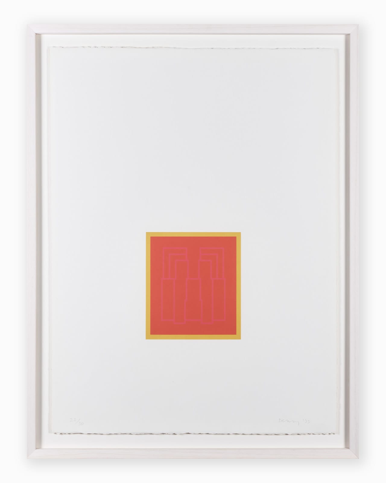 Robyn Denny, Portrait Series B: III