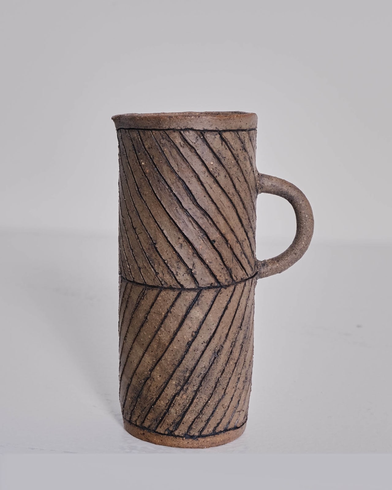 Jane Kite, Small Jug (dark chevron)