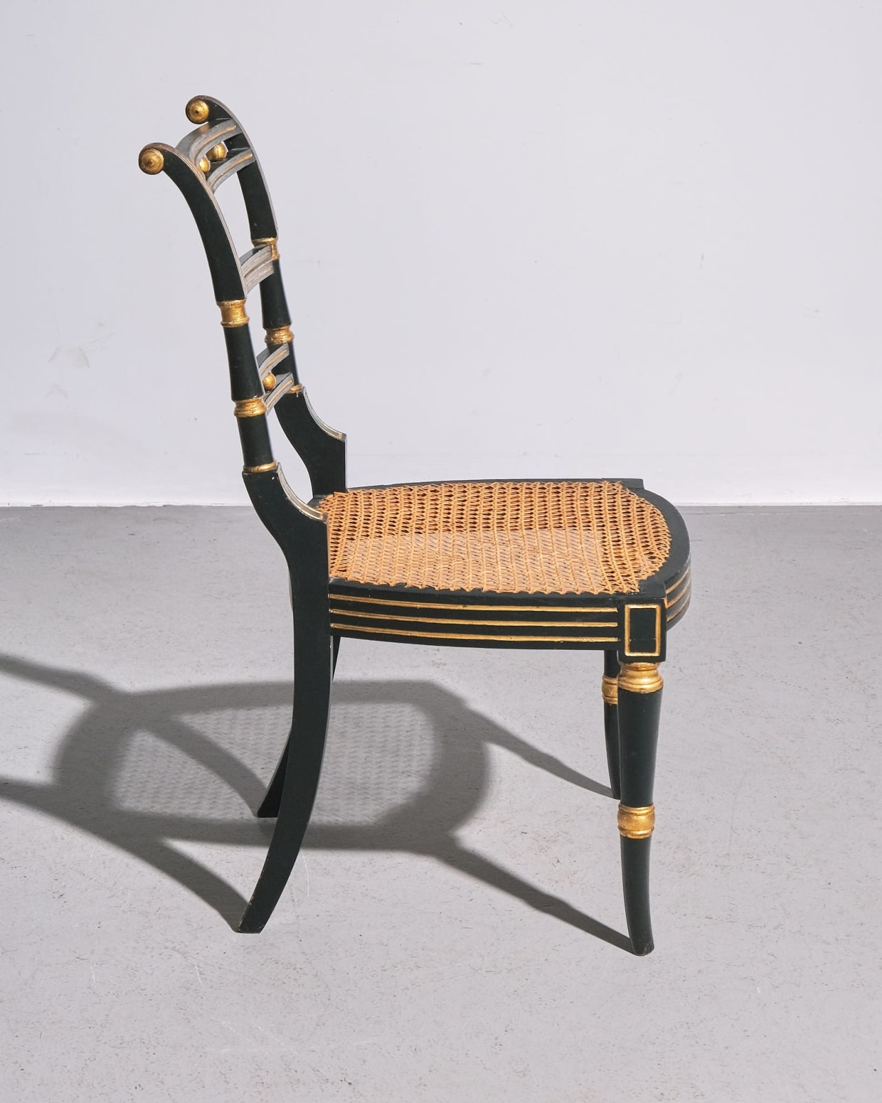 Regency, Side Chair with Cane Seat