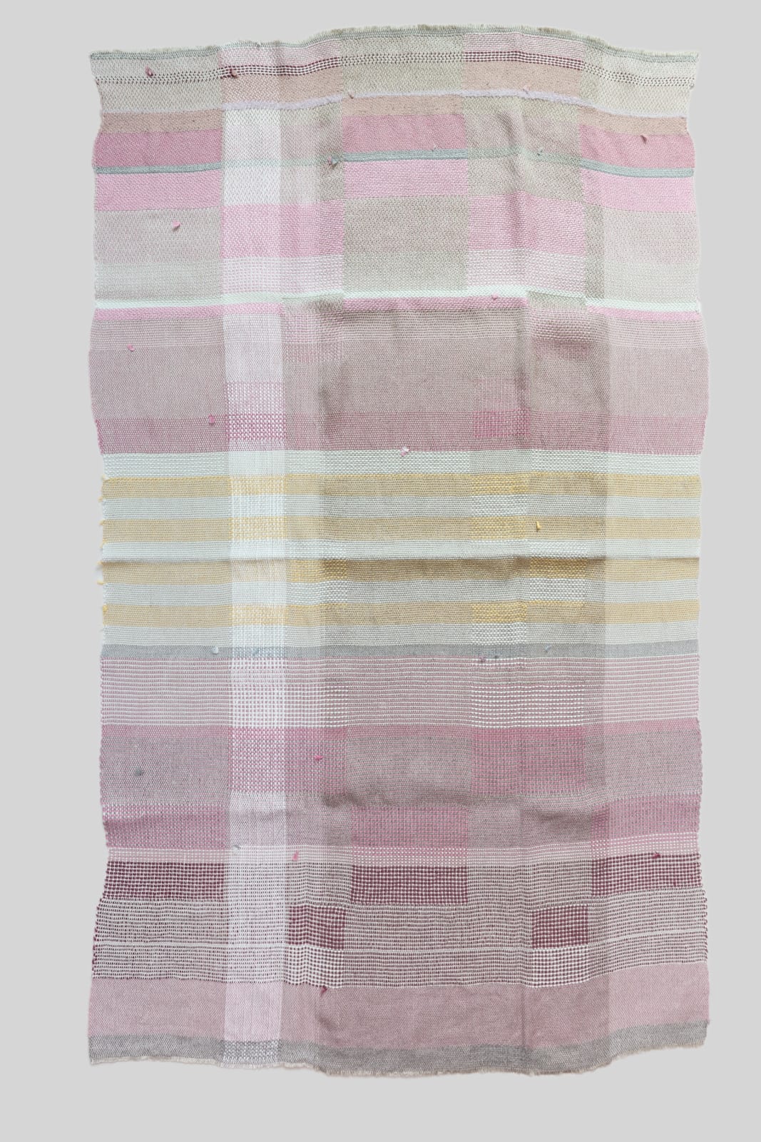 Catarina Riccabona, Handwoven Throw - Pale Pinks