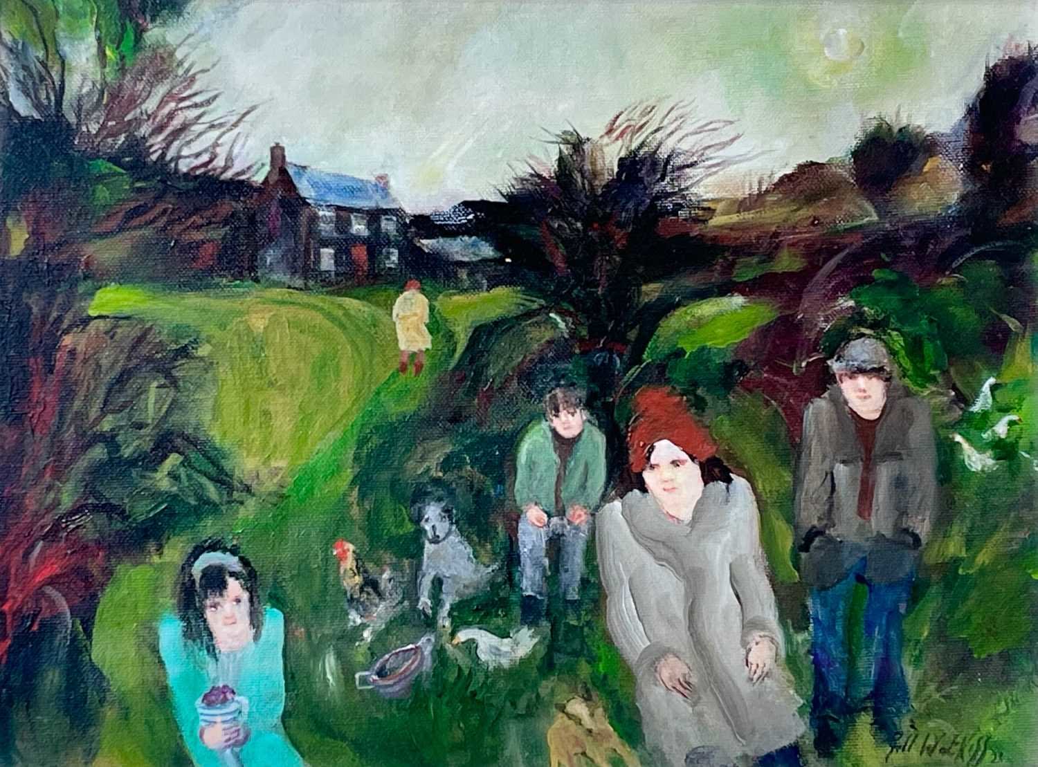 Gill Watkiss, Evening, West Penwith Farm