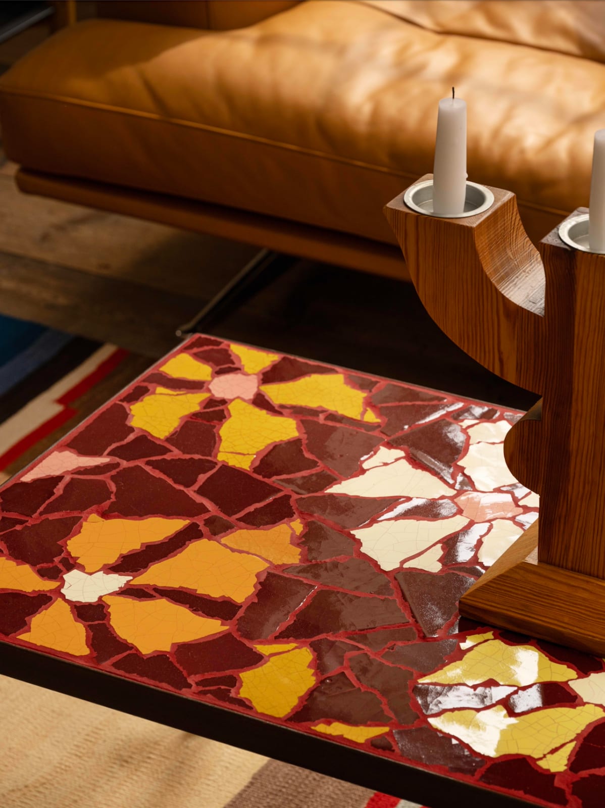 Charlie Sheppard, 'Autumnal Floral Study' Rectangular Coffee Table