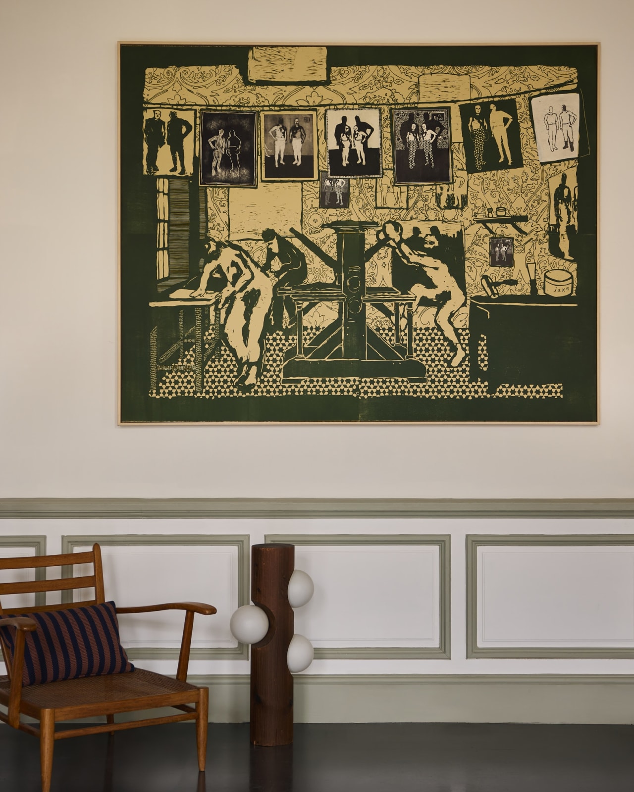 Jake Garfield, The Print Workshop (framed)