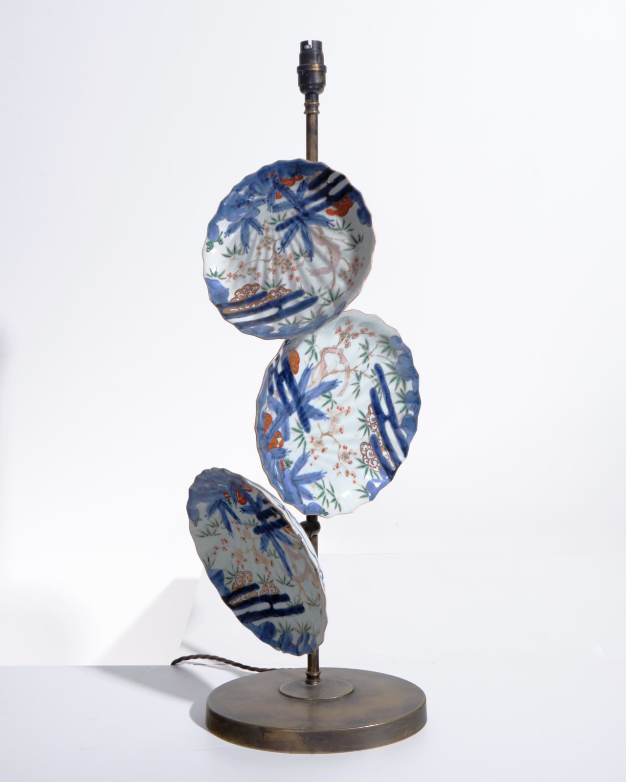 Japanese, Pair of Tall Decorative Lamps