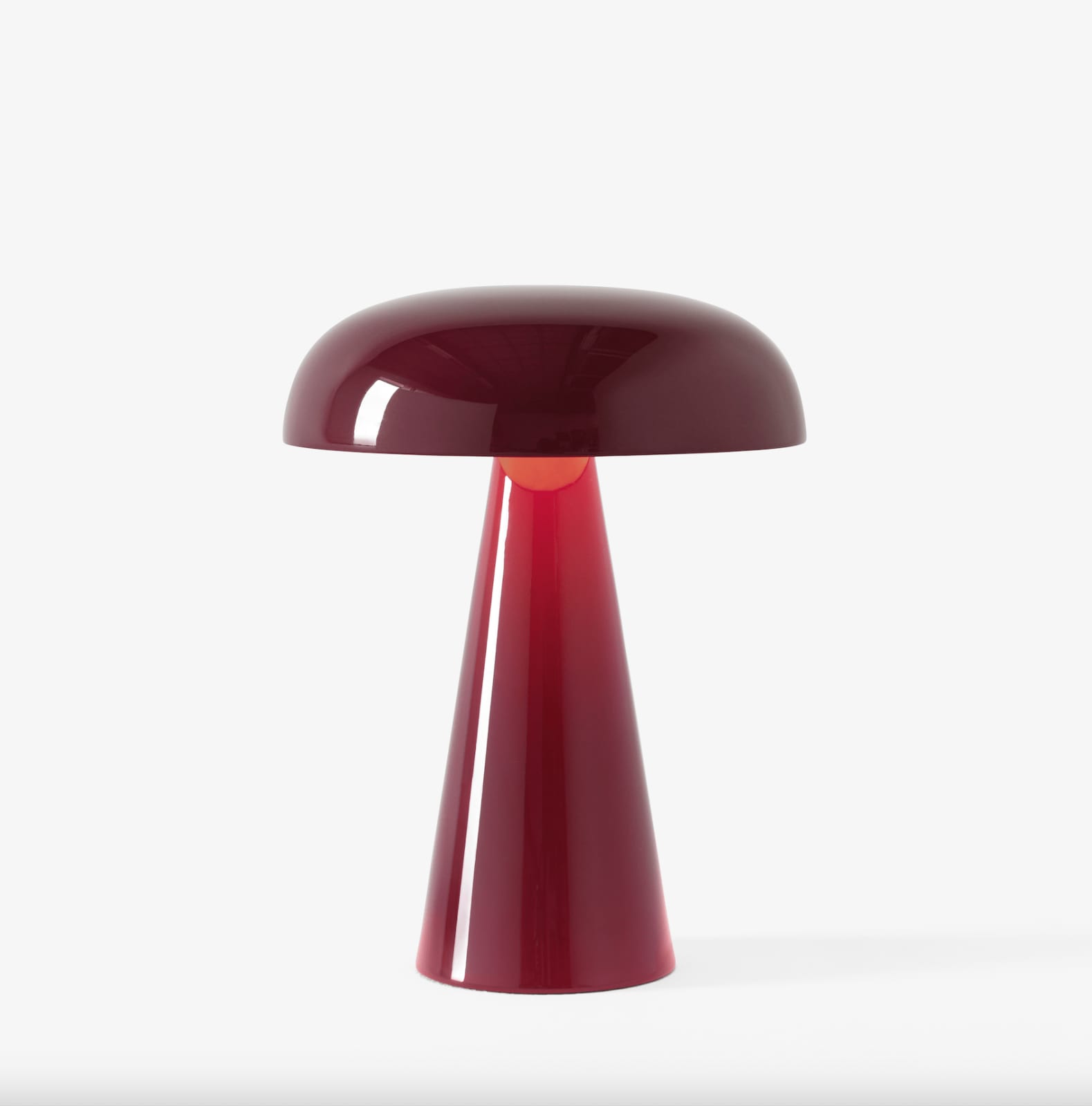 &Tradition, Space Copenhagen, Como Portable Lamp SC53 in Red Brown