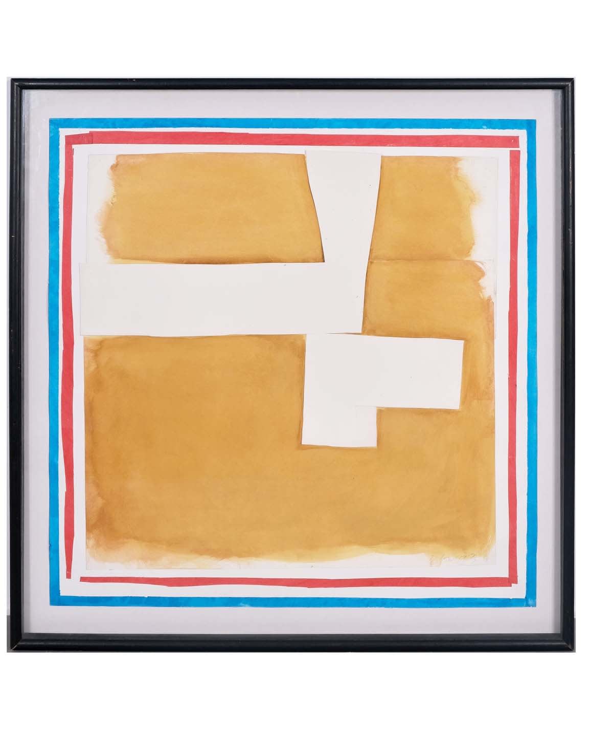 Sandra Blow, Abstract in Ochre
