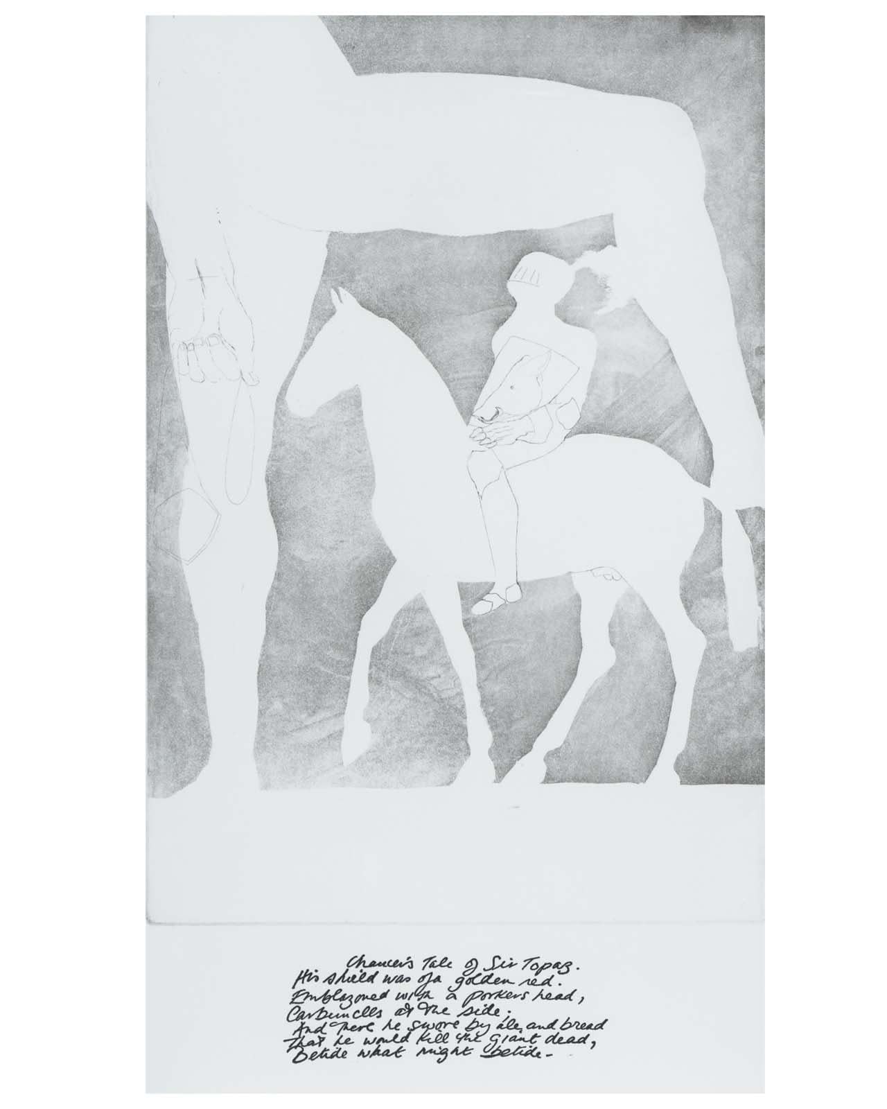 Elisabeth Frink, The Canterbury Tales: Tale of Sir Thopas