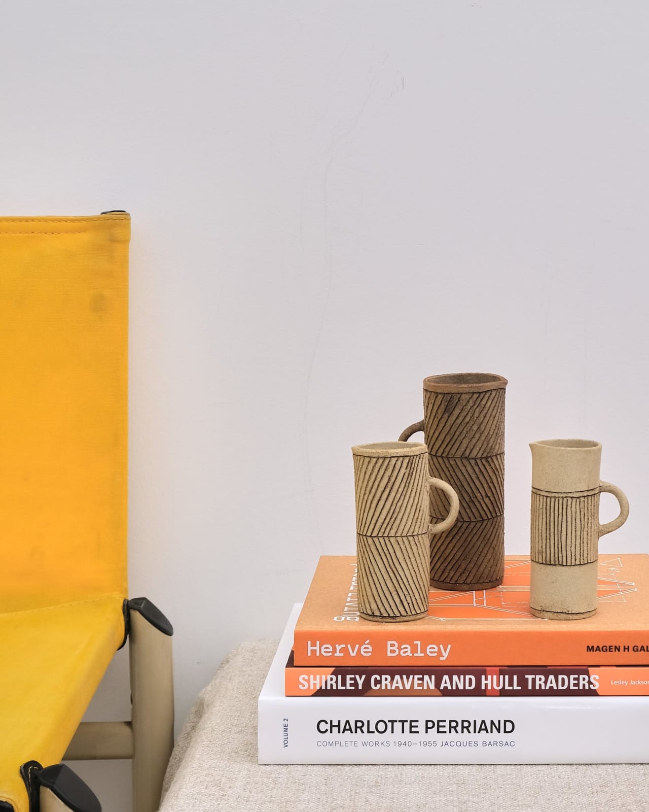 Jane Kite, Tall Jug (light patterned middle band)