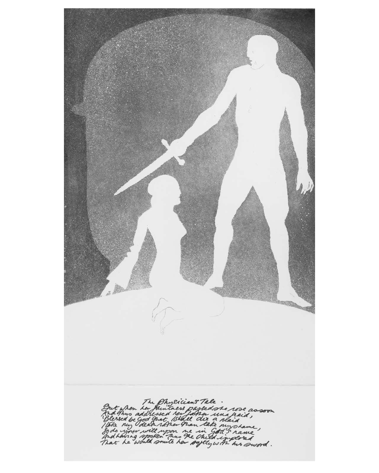 Elisabeth Frink, The Canterbury Tales: The Physician's Tale