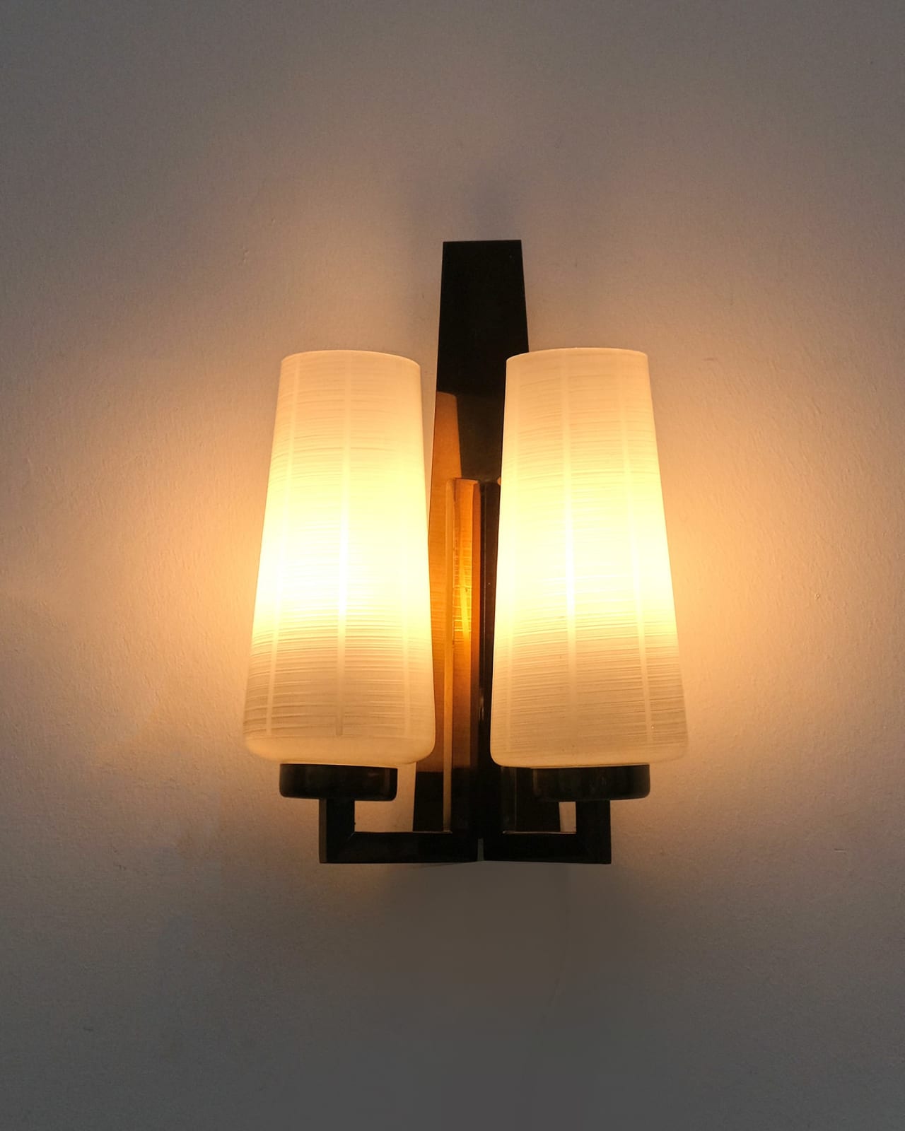 European, Pair of double wall lights