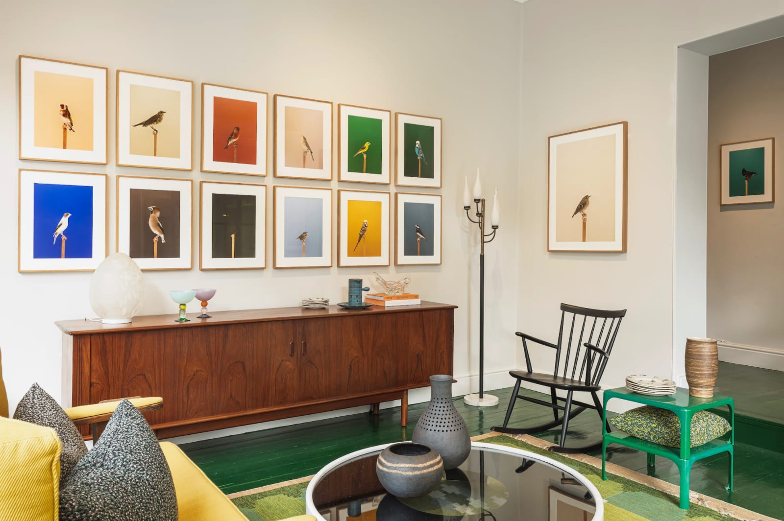 Luke Stephenson, Golden Song Sparrow #1 (Cock), 2018