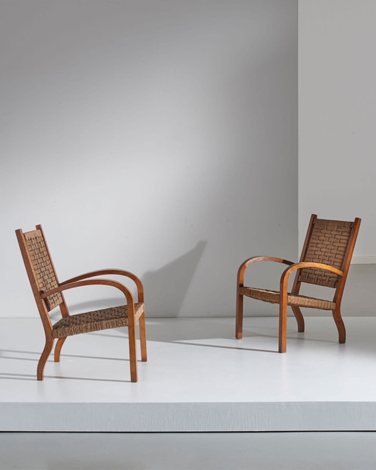 Italian, Pair of armchairs