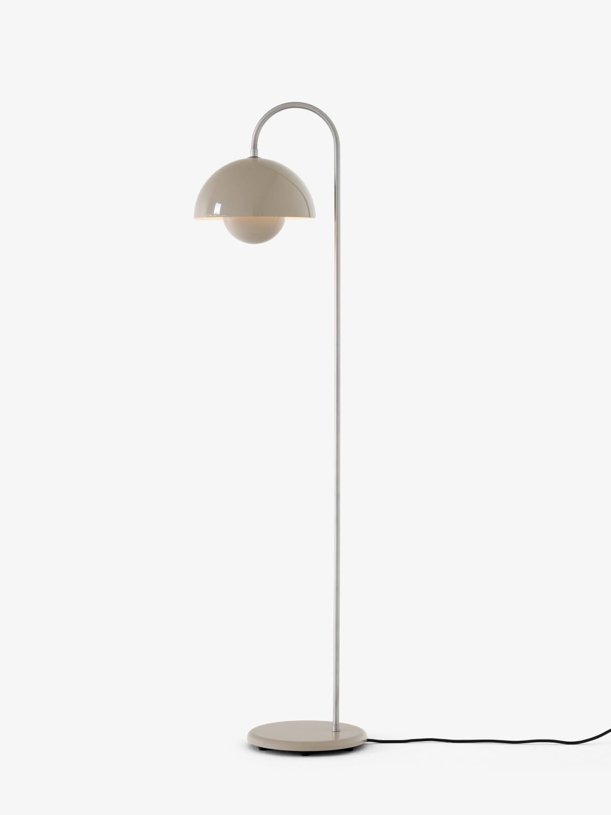 &Tradition, Verner Panton, Flowerpot Floor Lamp VP12 in Grey Beige