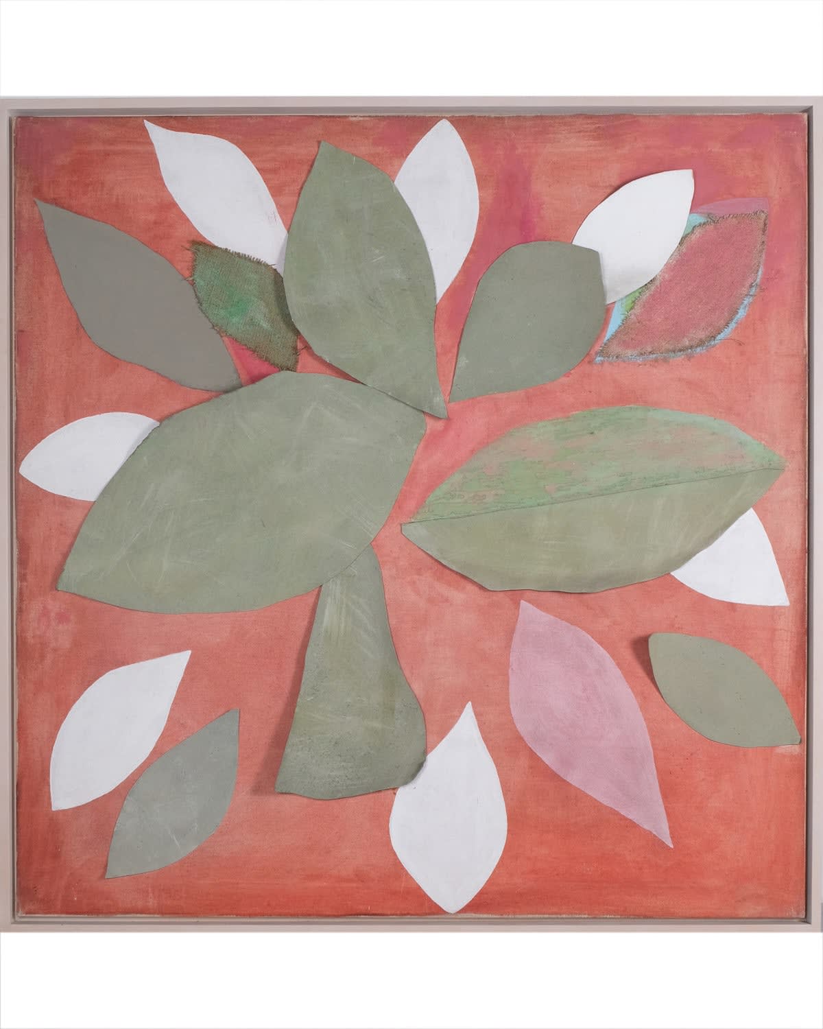 Sandra Blow, Red Green Collage