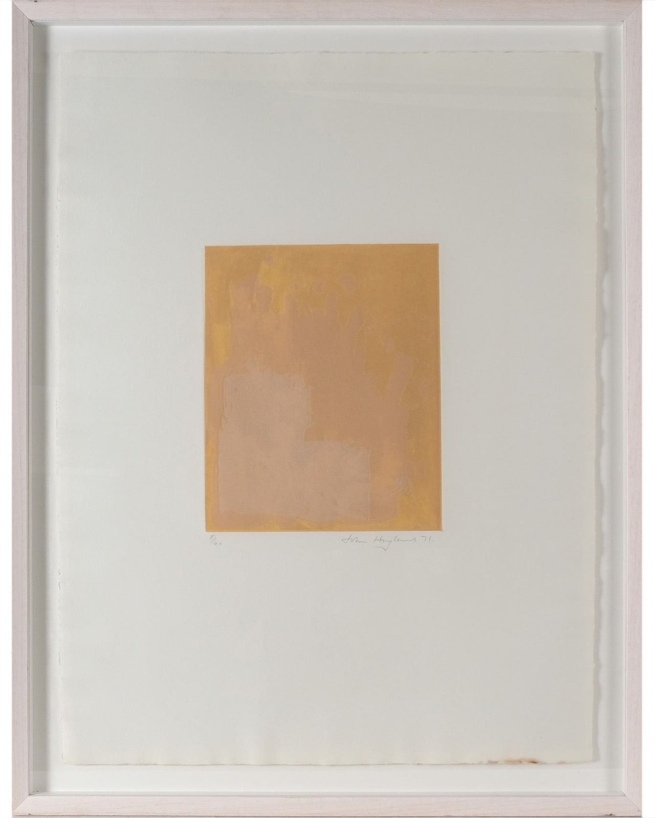 John Hoyland, Ochre-Pink