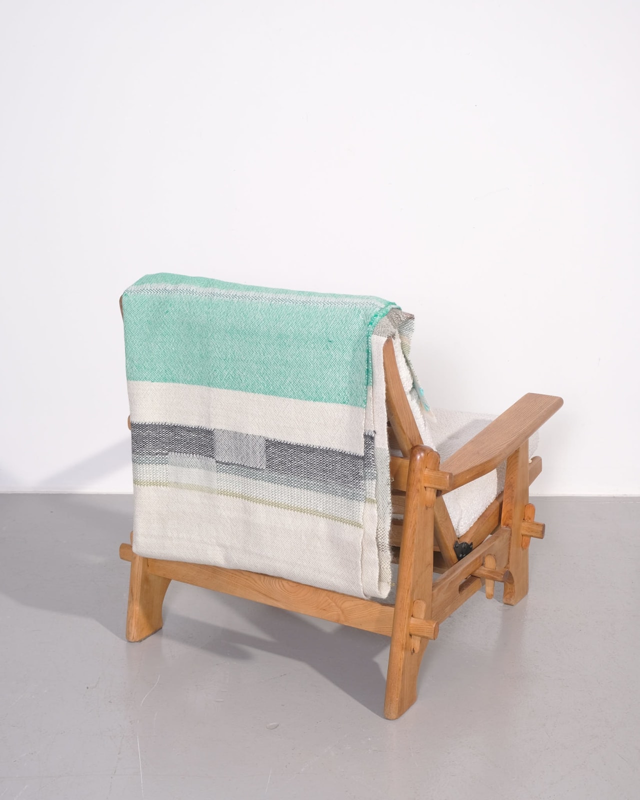 Catarina Riccabona, Handwoven Alpaca Throw 'Vivid Green'