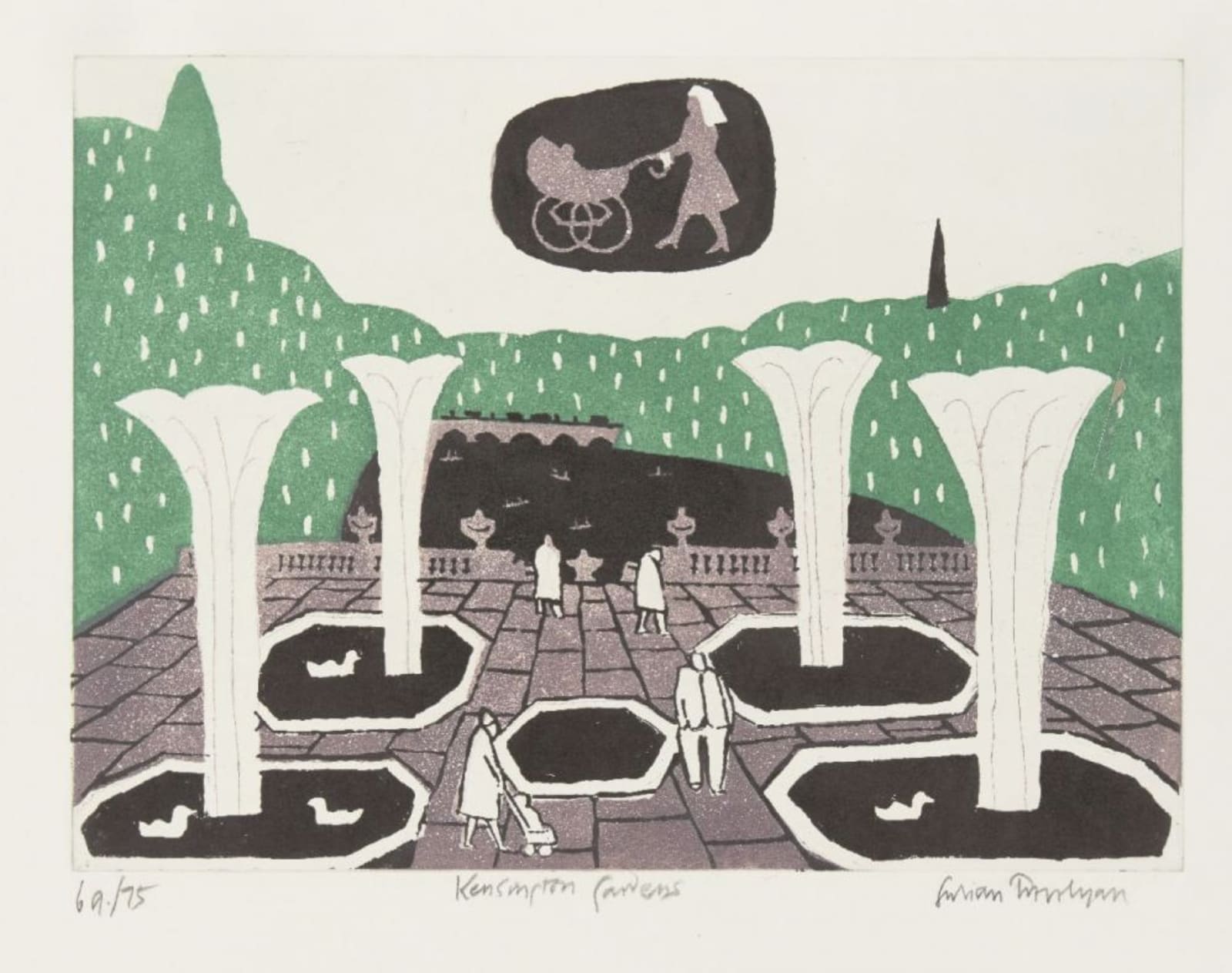 Julian Trevelyan, Kensington Gardens