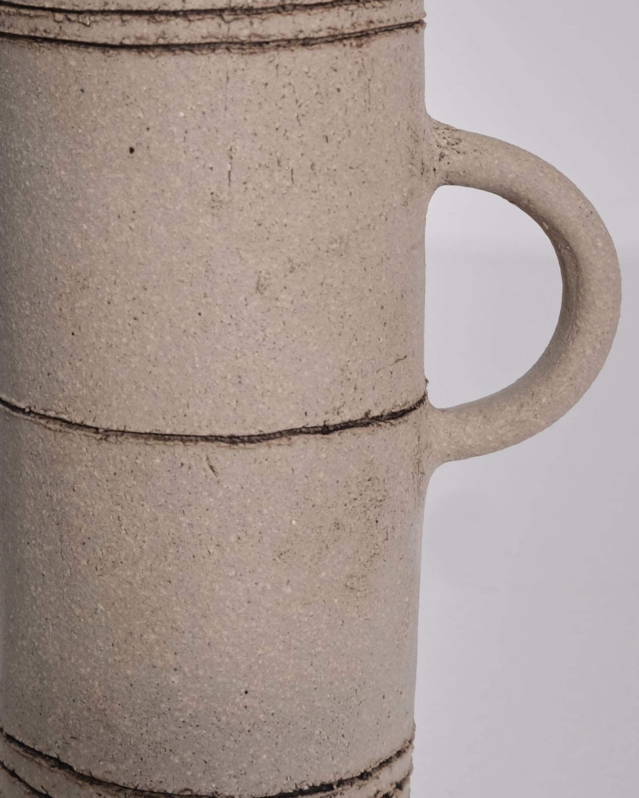 Jane Kite, Small Jug (light horizontal bands)