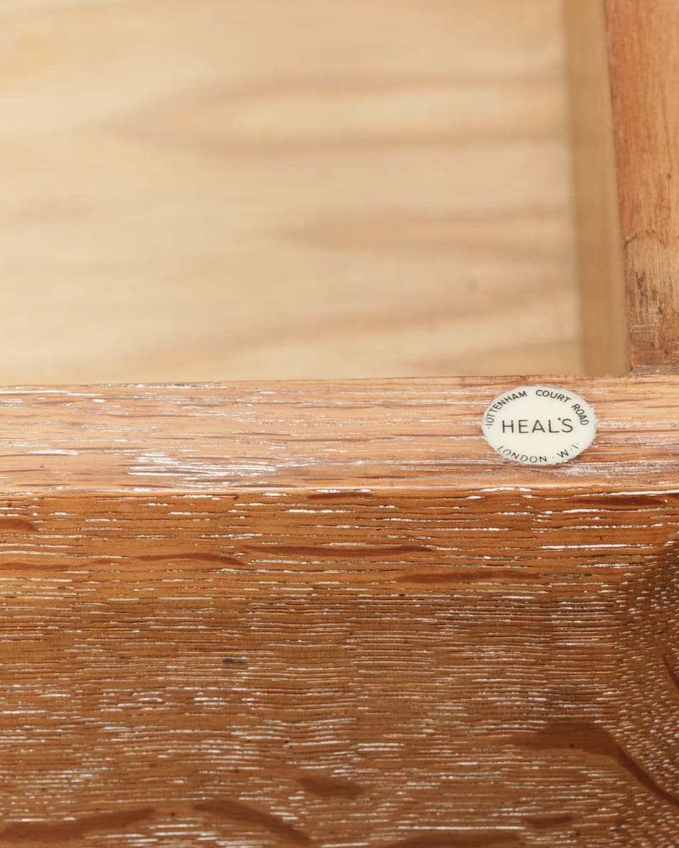 Heals & Sons, Limed oak sideboard