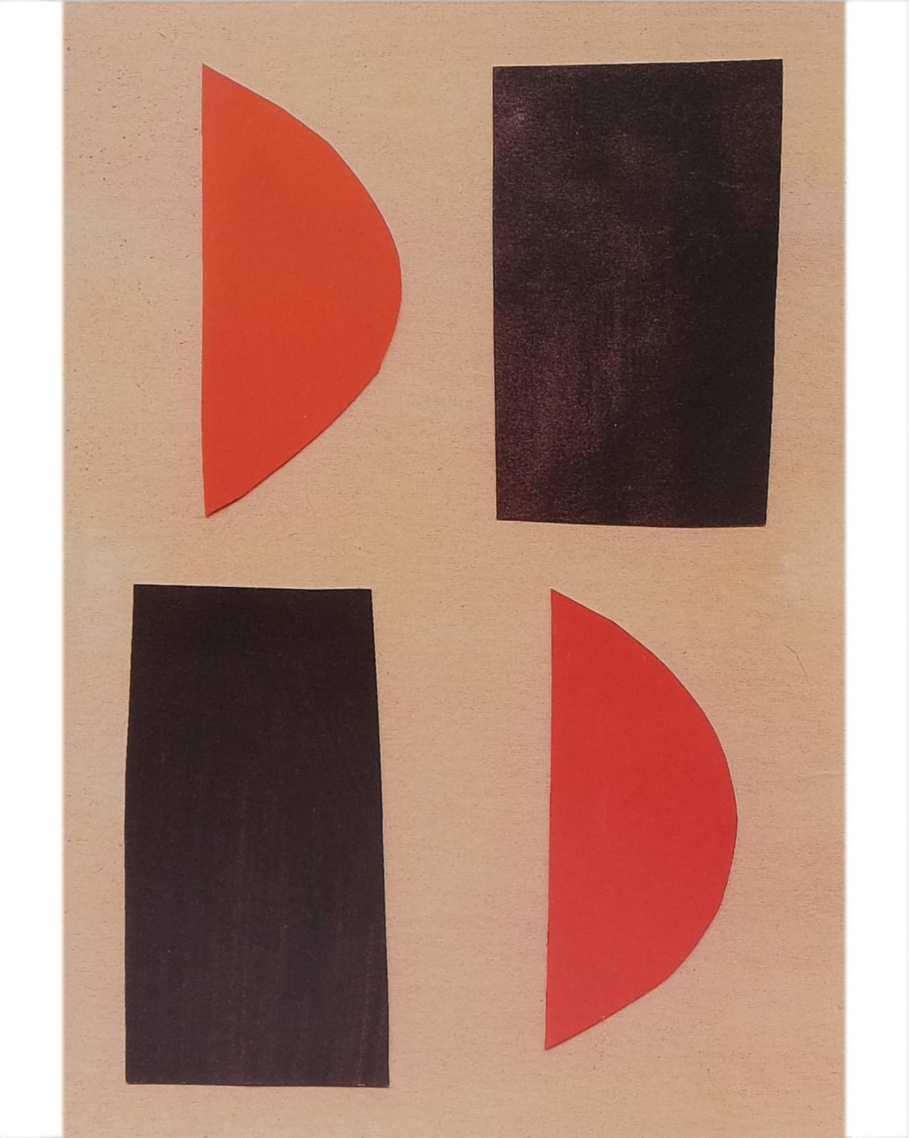 Breon O'Casey, Collage Printed Card