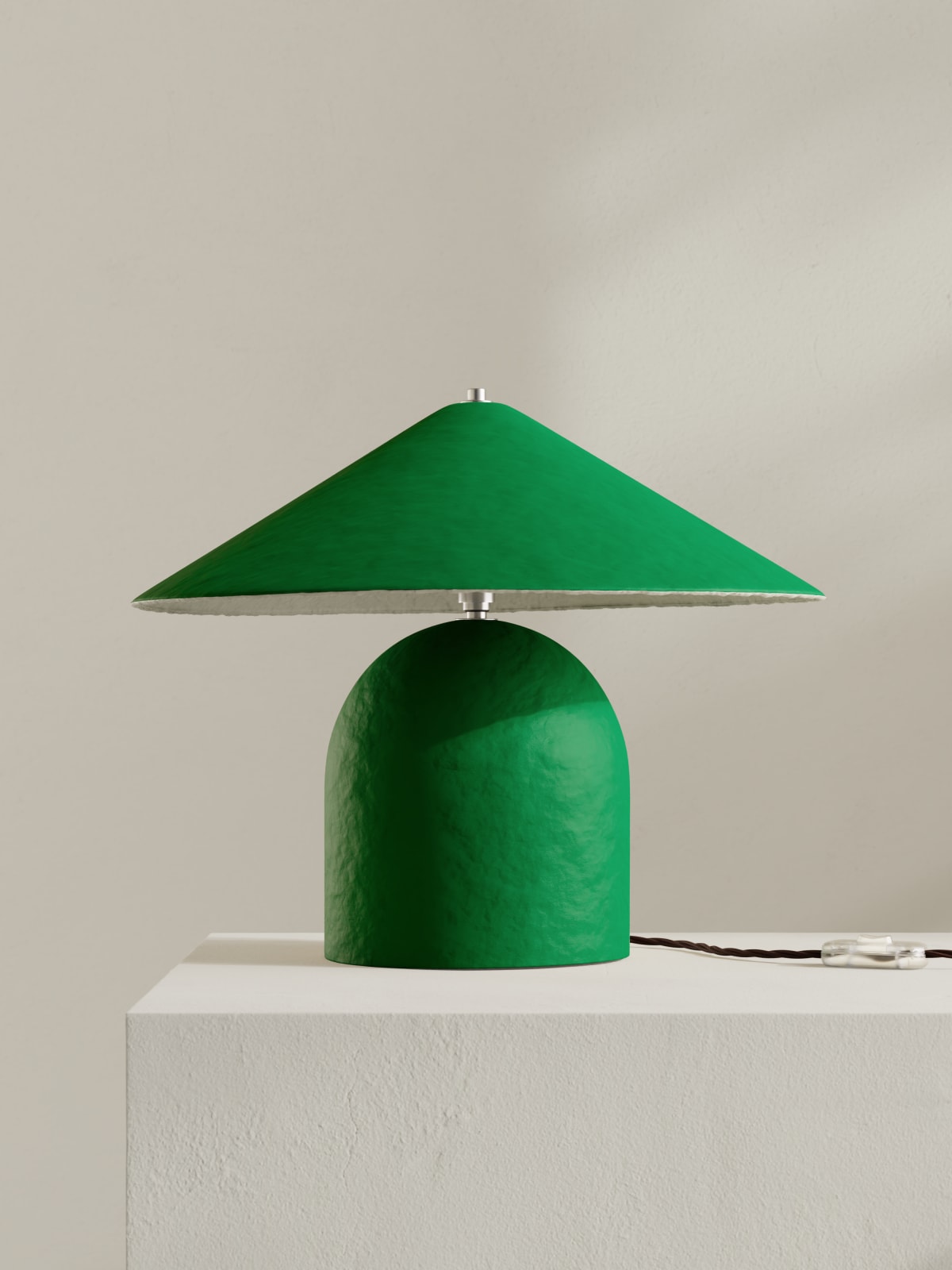 Palefire Studio x 8 Holland Street, Pavilion Table Lamp in Green