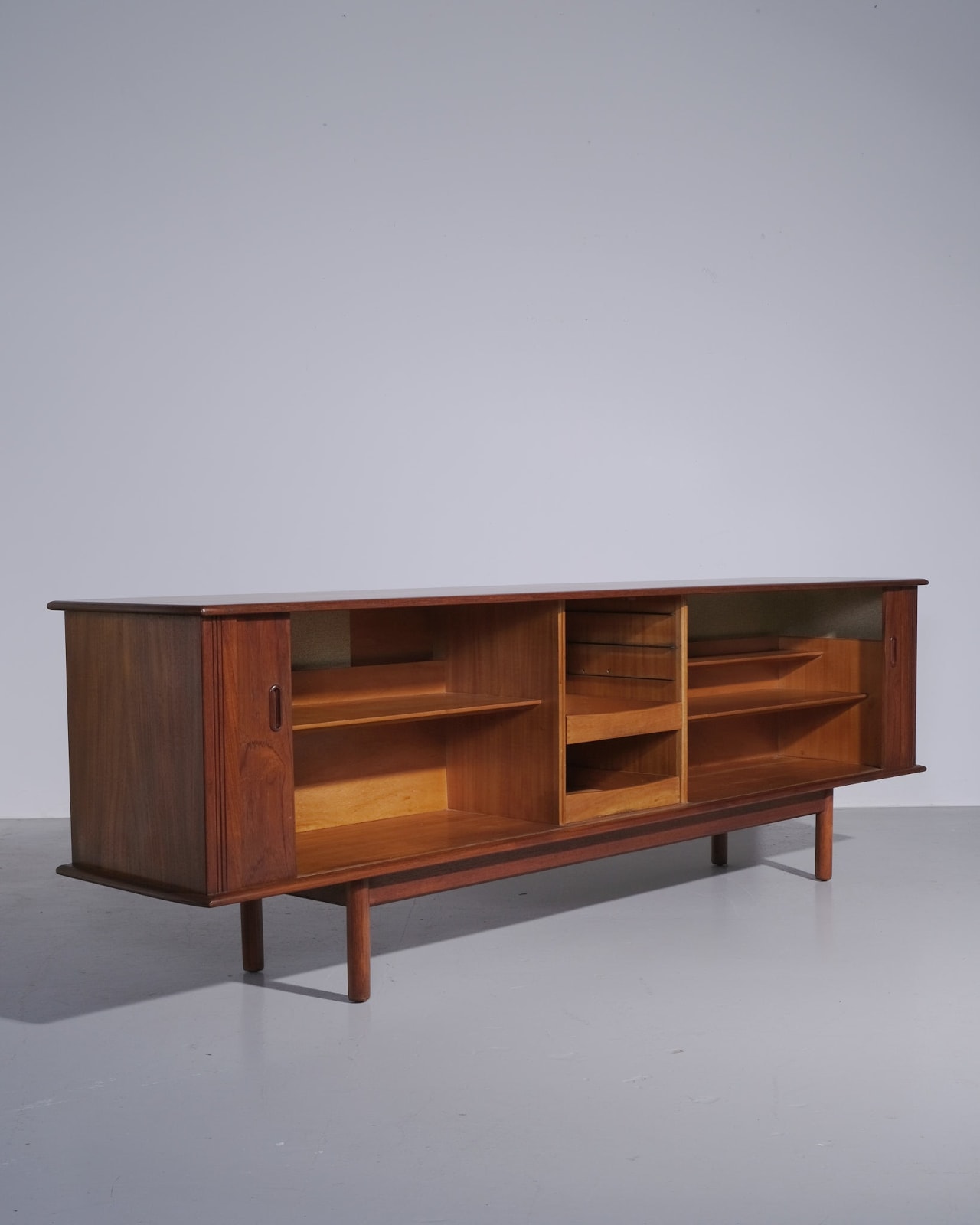 Danish, Teak Tambour Sideboard