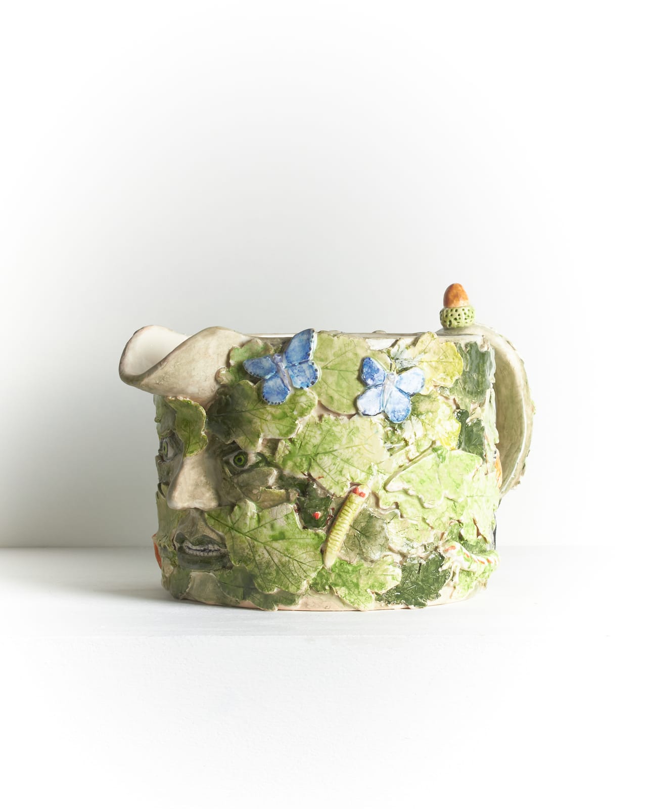 Prue Piper, Large Green Man Jug