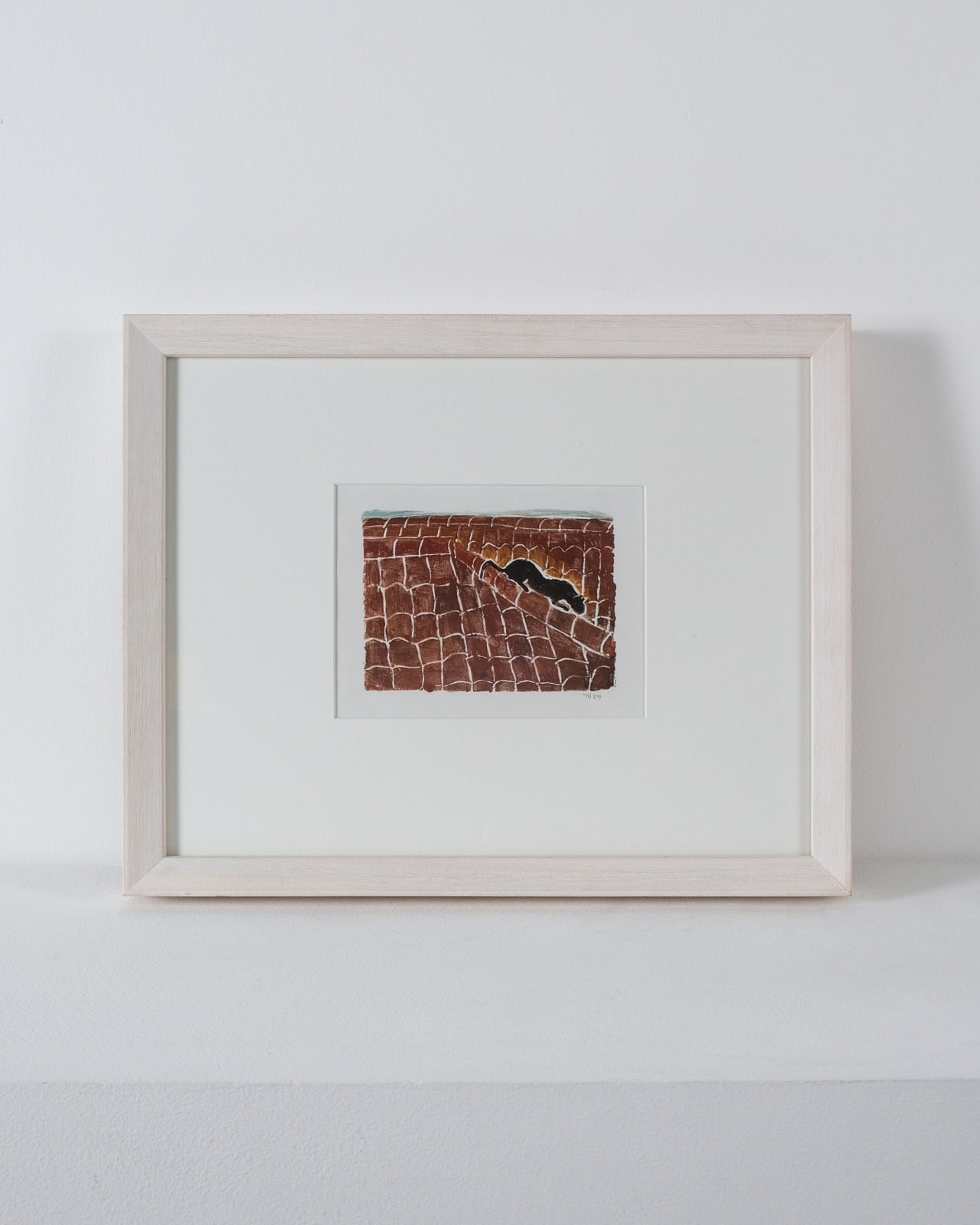 Tessa Newcomb, Cat on a Roof, 1989