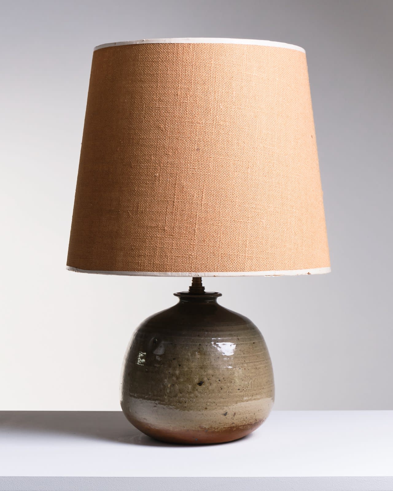 French Studio pottery table lamp 8 Holland Street