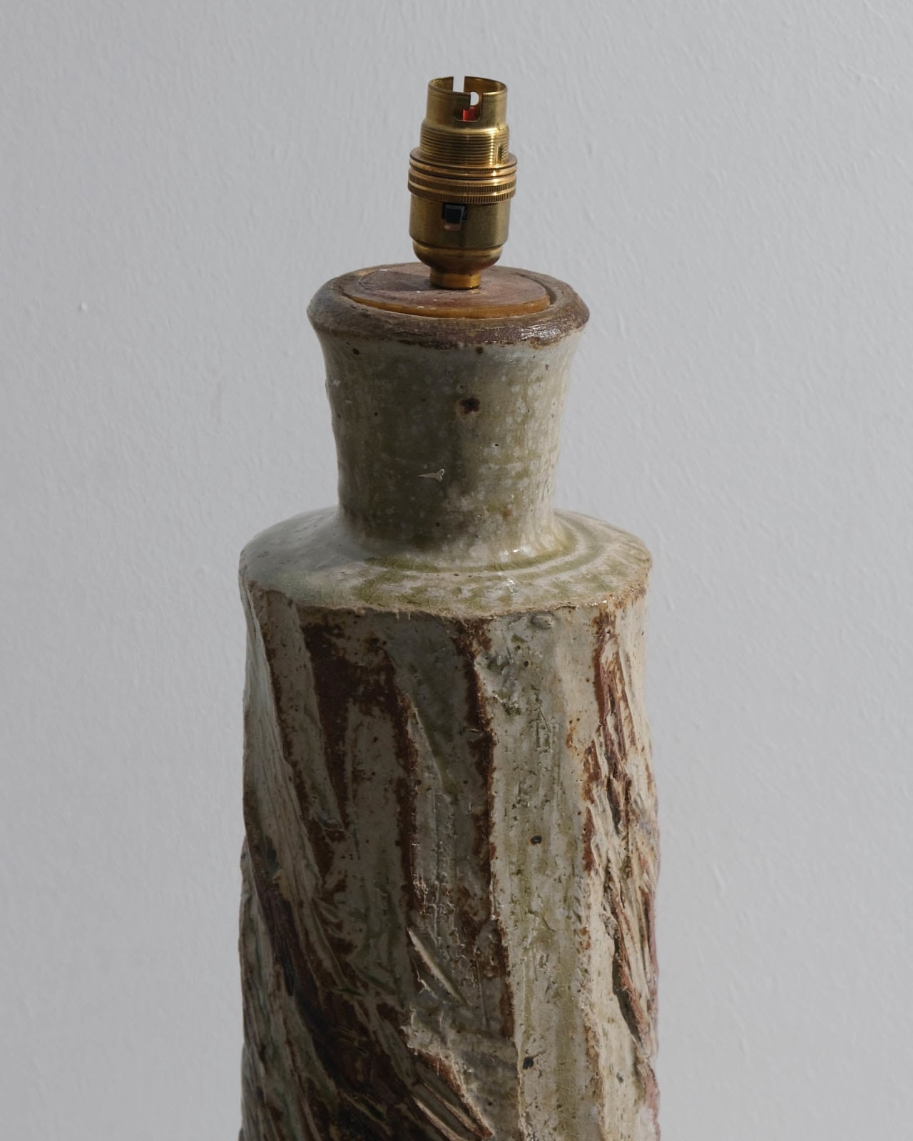 Studio Pottery, Large Sculptural Table lamp