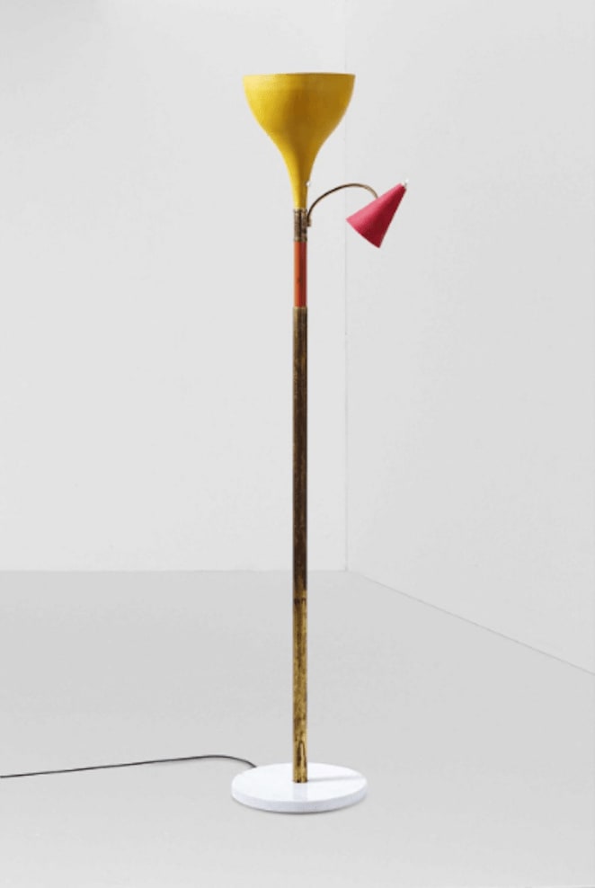 Italian, Mother and Child Floor Lamp