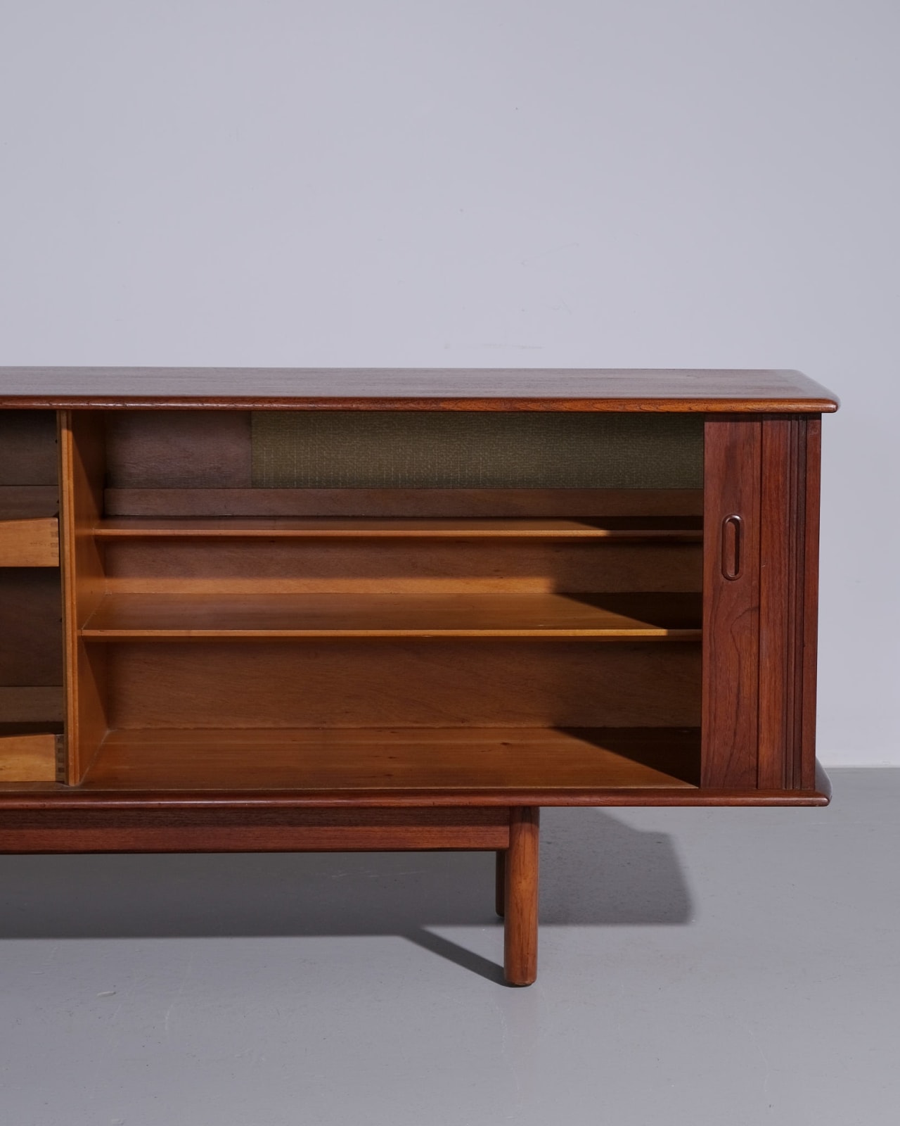 Danish, Teak Tambour Sideboard
