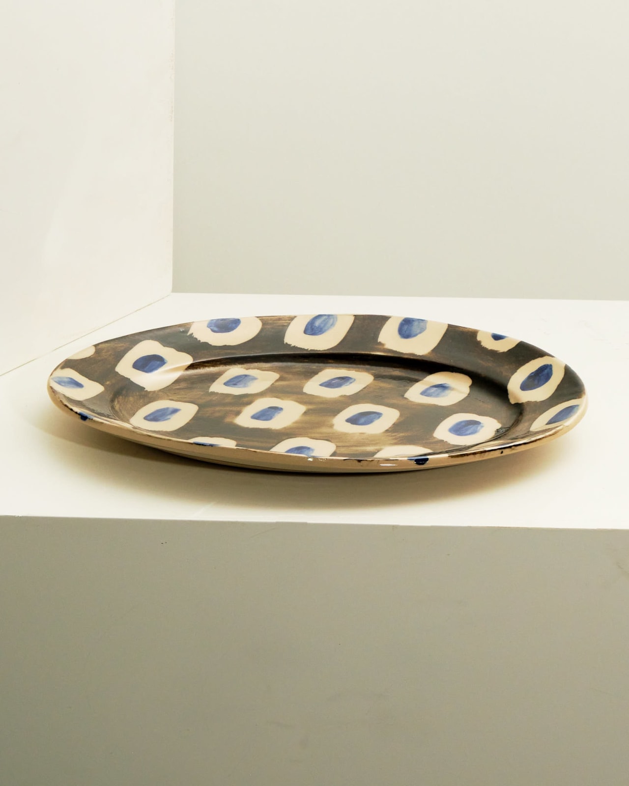 Ali Hewson, Medium Oval Cobalt Dash Platter
