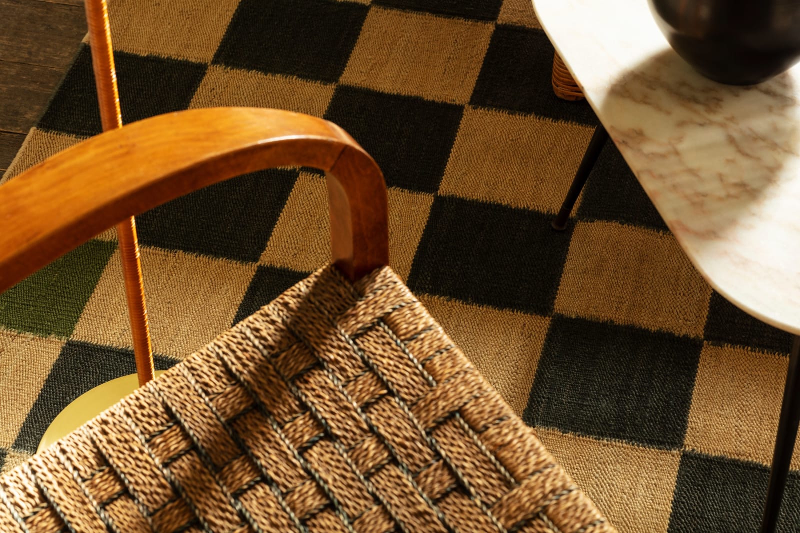 Vanderhurd x 8 Holland Street: Checkerboard, King, Woven Dhurrie, Runner