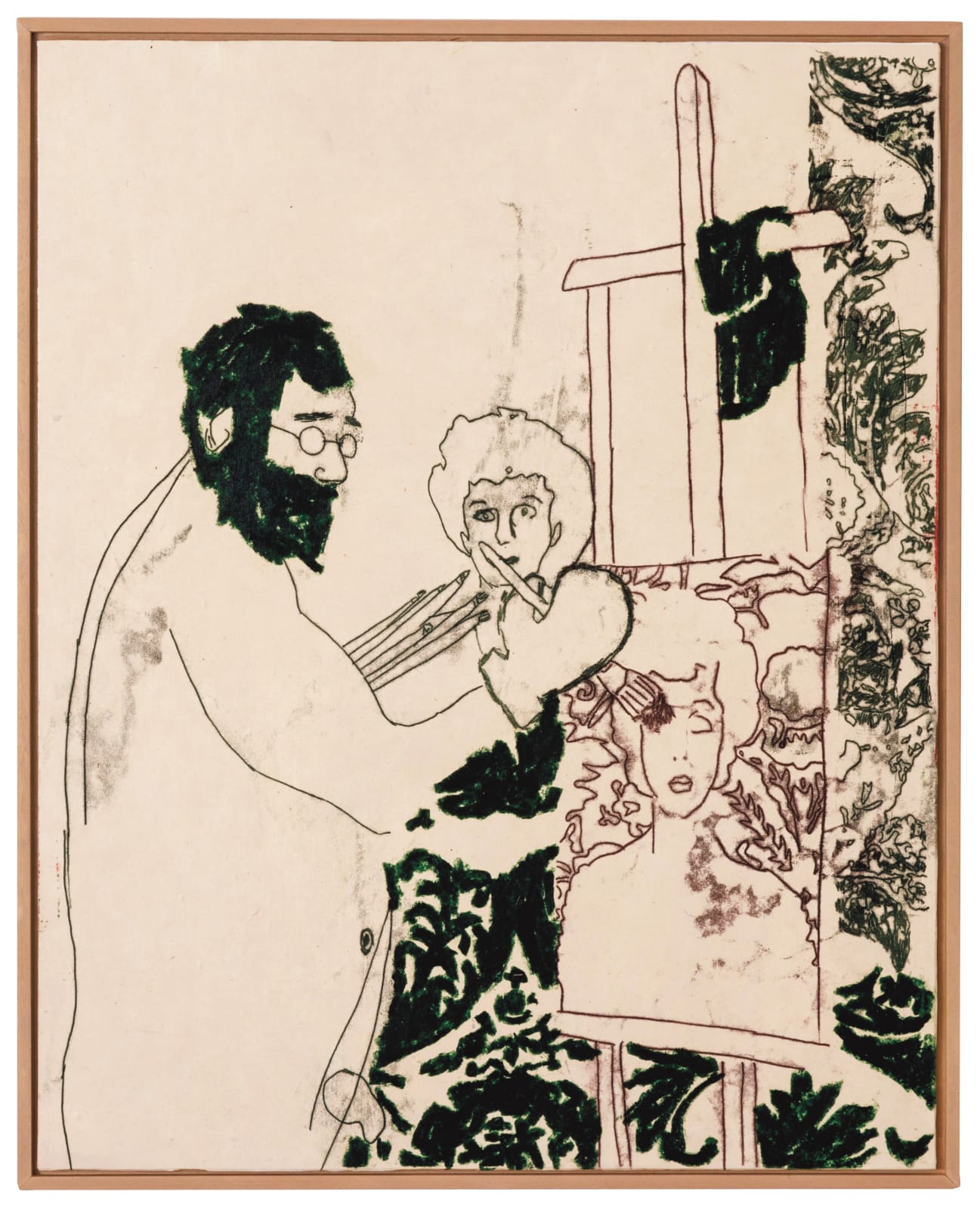 Jake Garfield, Man Painting A Painting