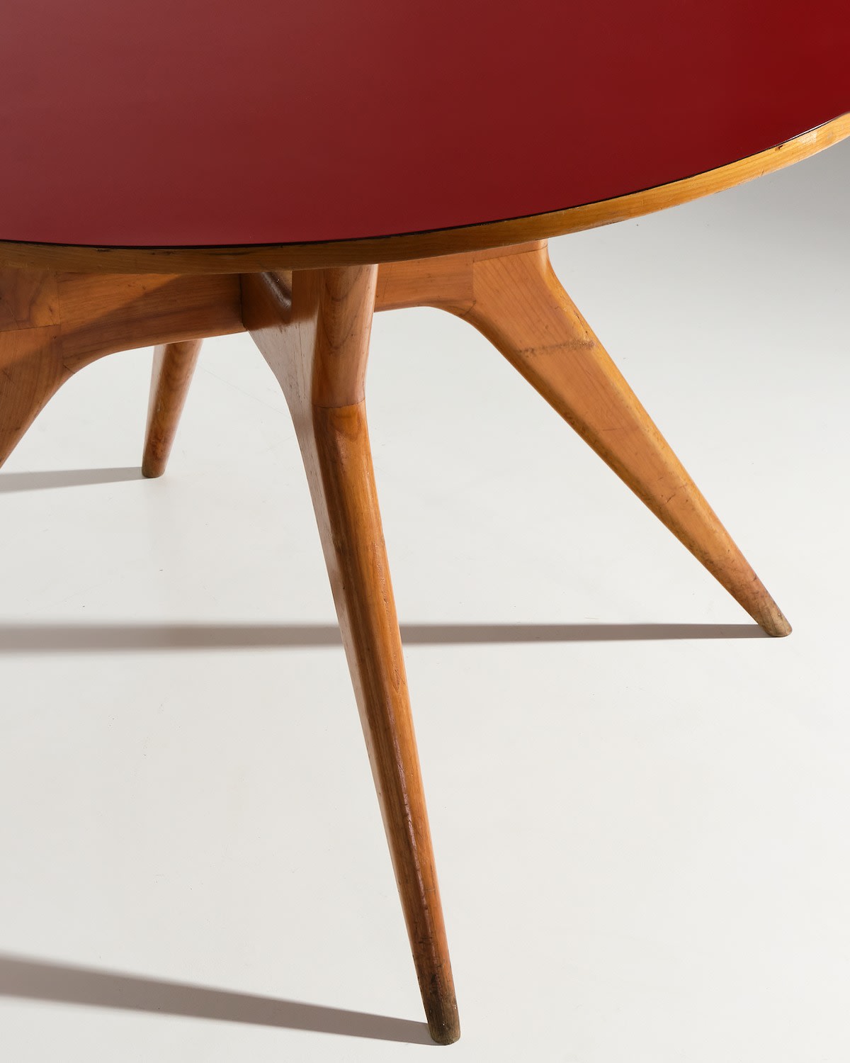 Ico Parisi, Red Topped Dining Table