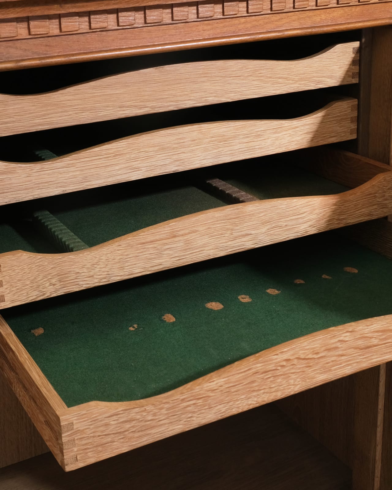 Henry Kjaernulf, Carved Sideboard Cupboard