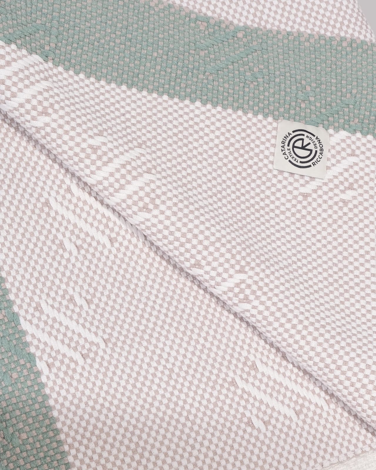 Catarina Riccabona, Handwoven Throw 'Recycled Cotton Putty'