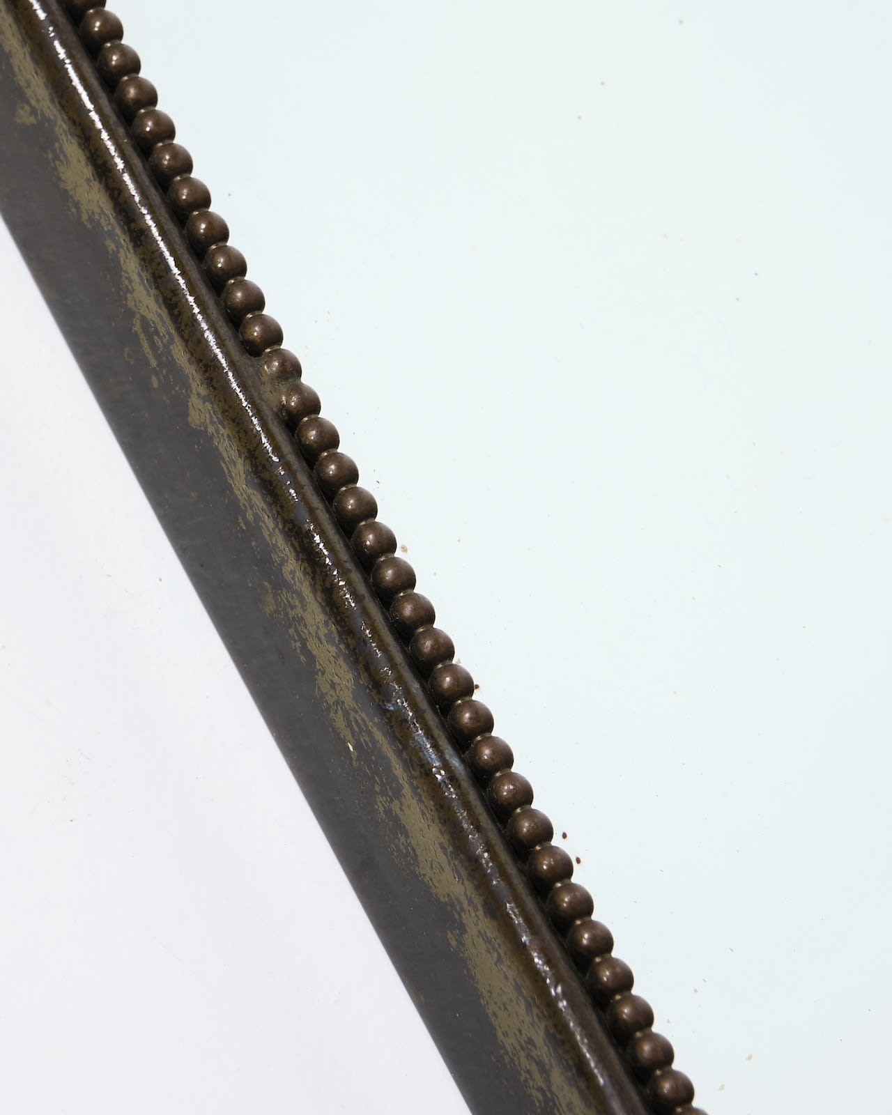 Italian, Arched mirror with acanthus detail