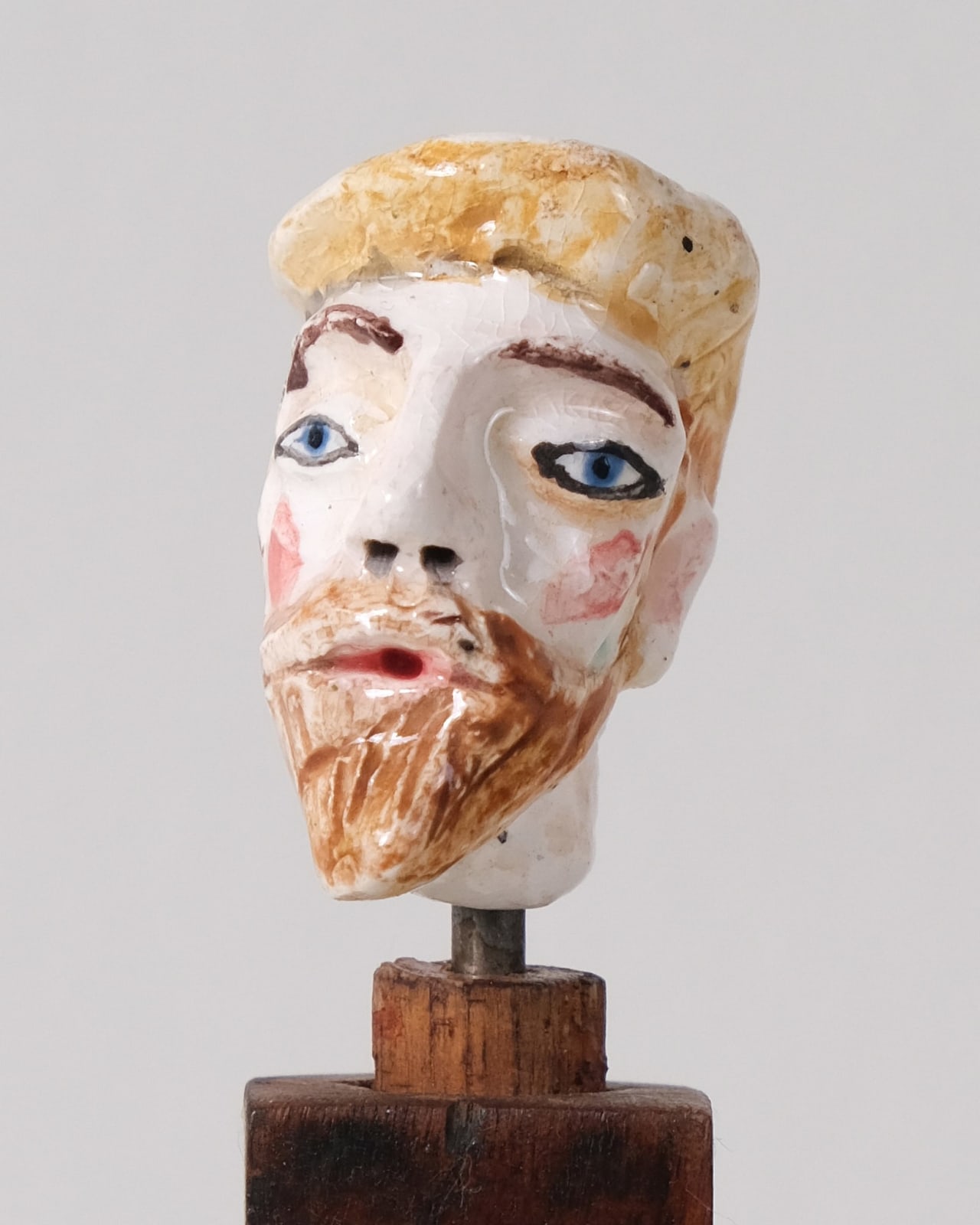 Amata Benedict, Miniature Head Candlestick IV