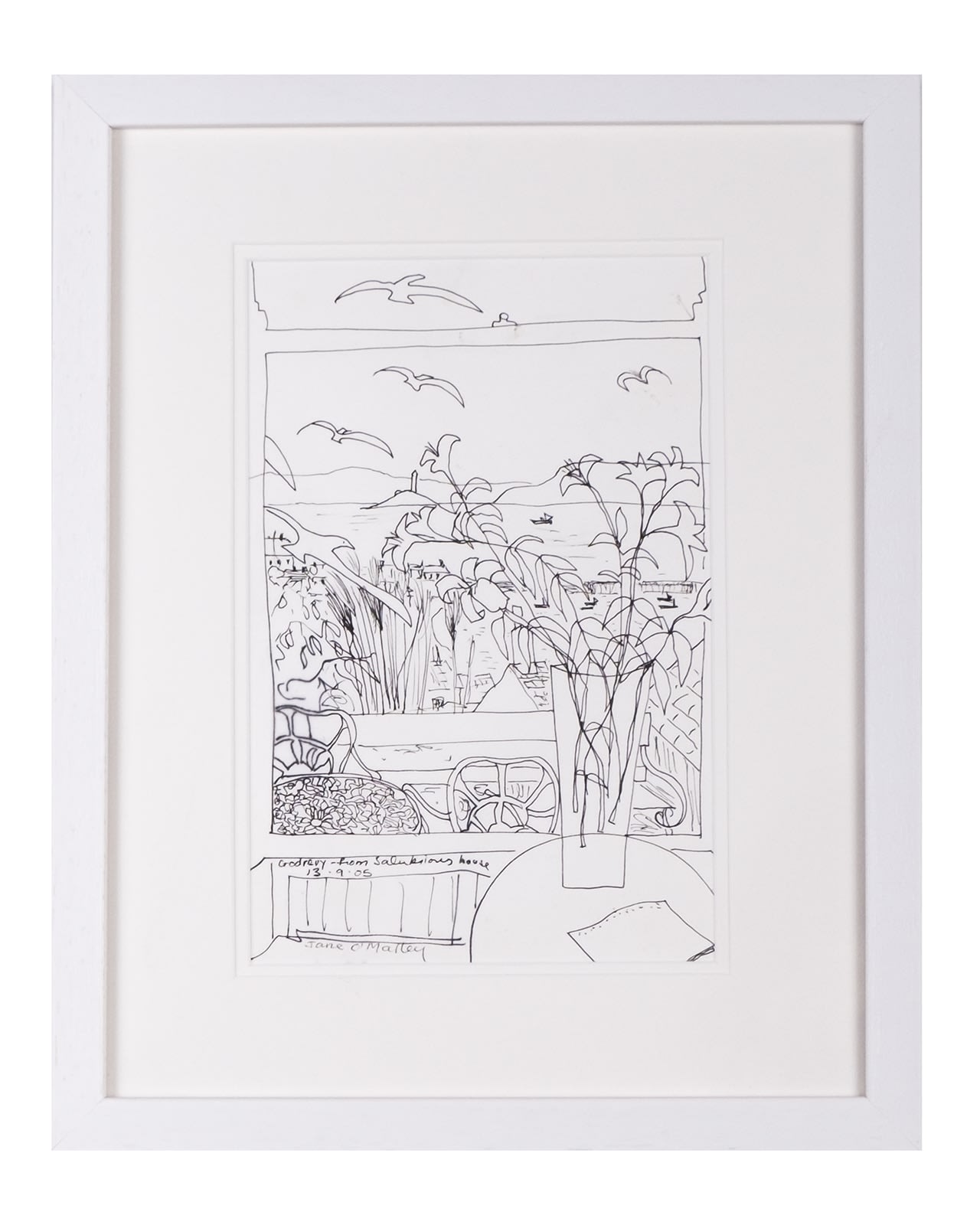 Jane O'Malley, Godrevy from Salubrius House