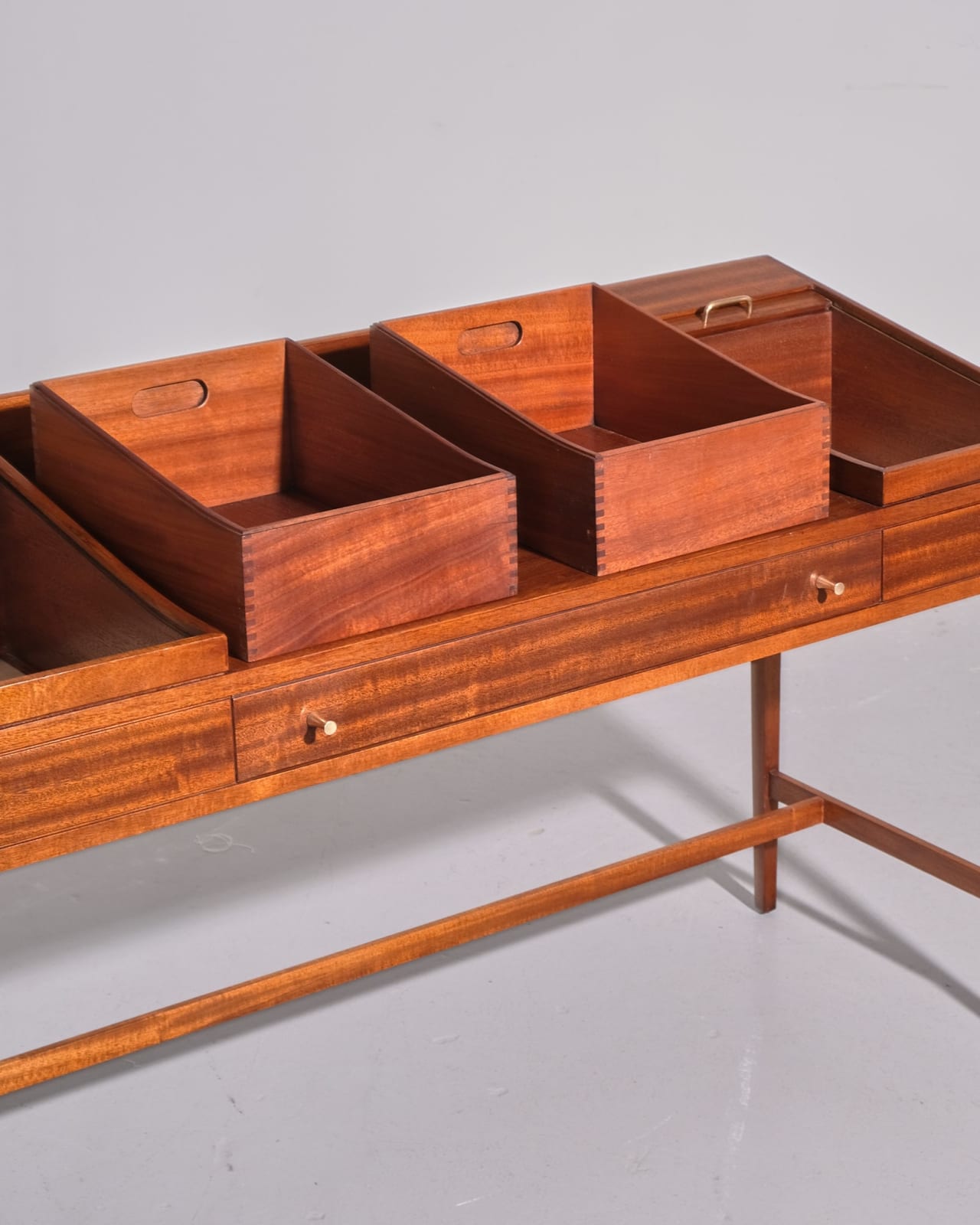 British, Tambour-door Executive Desk