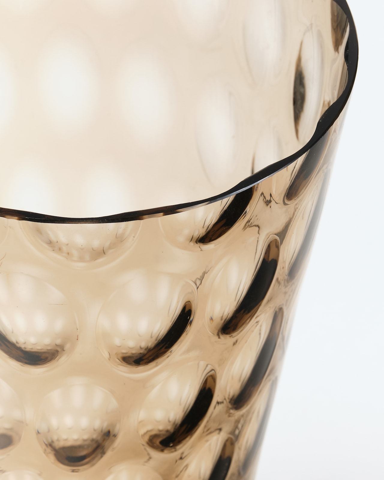 Borske Sklo, Taupe bucket vase