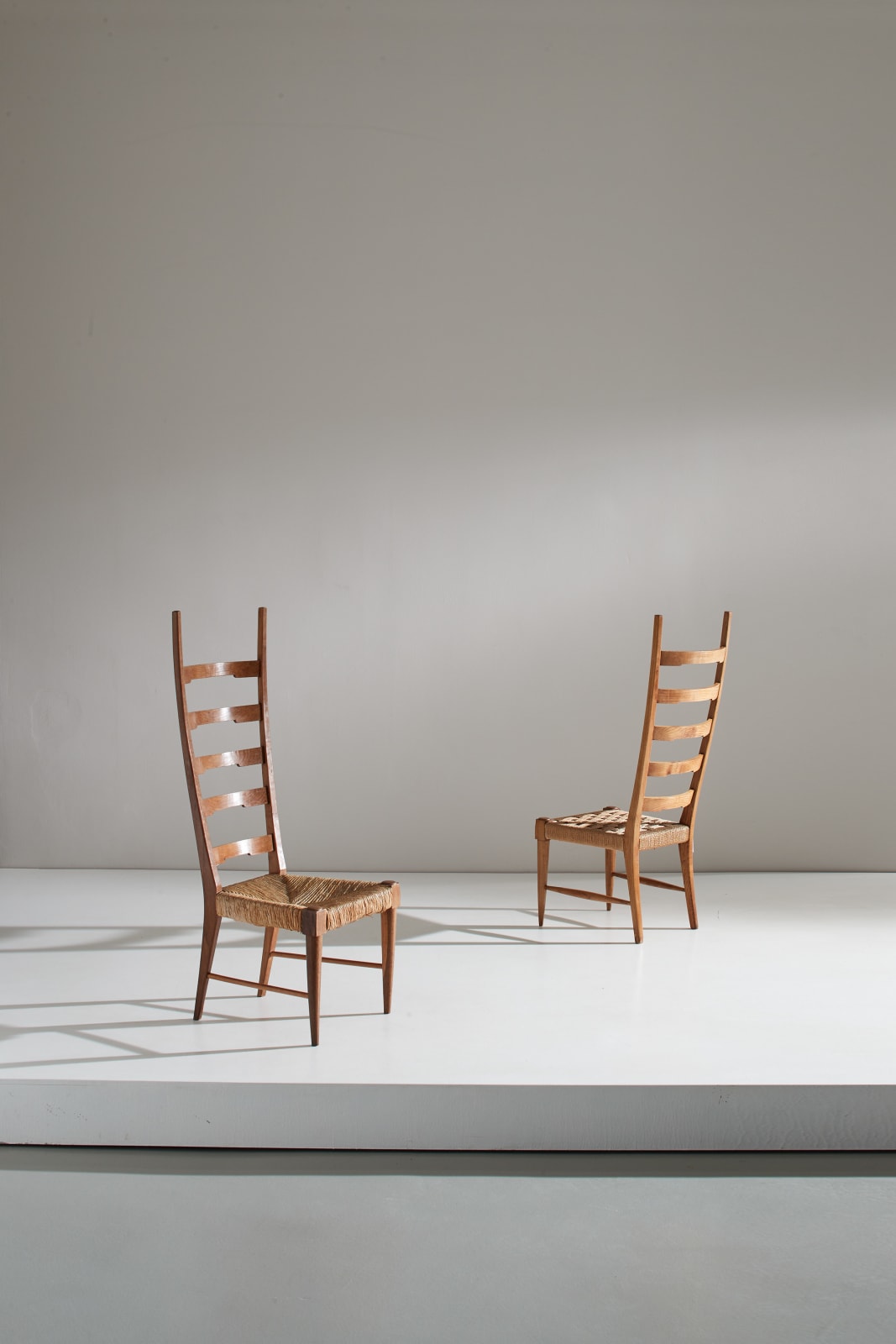 Gio Ponti, Pair of fireside chairs