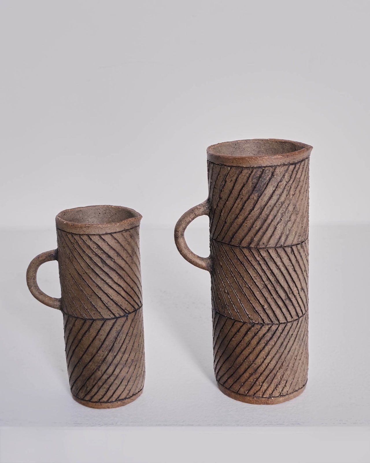 Jane Kite, Small Jug (dark chevron)