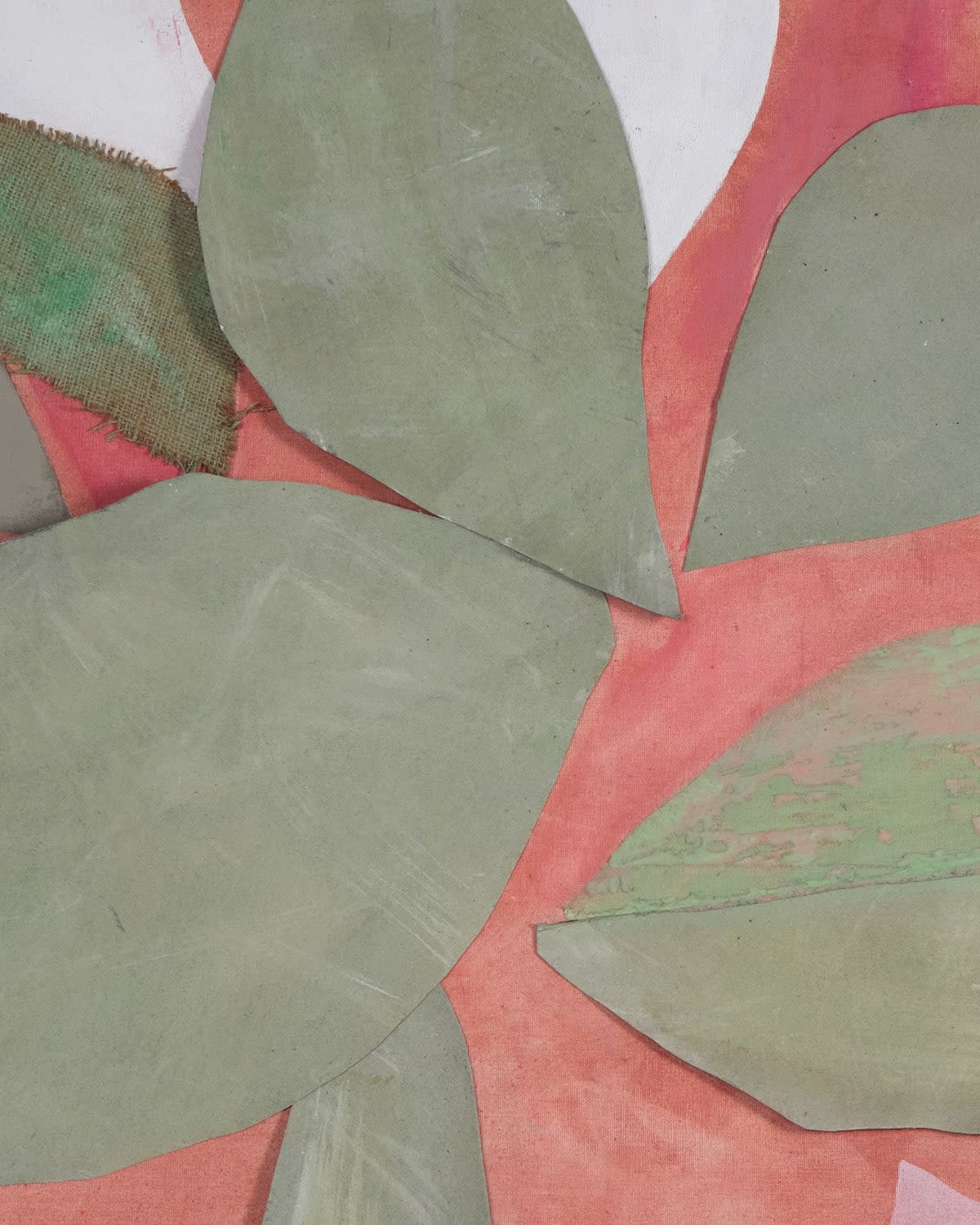 Sandra Blow, Red Green Collage