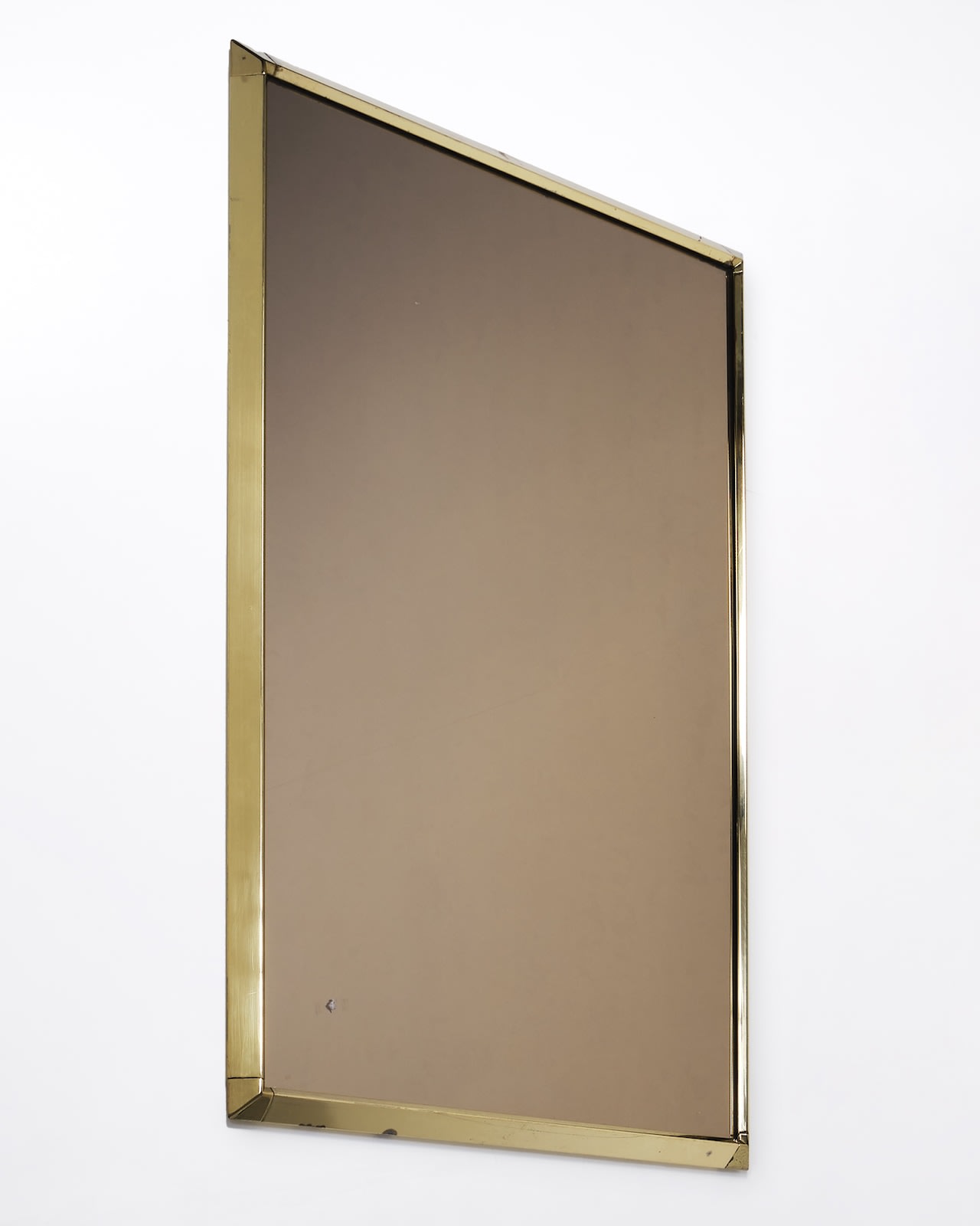 Italian, Rectangular mirror with smoked glass