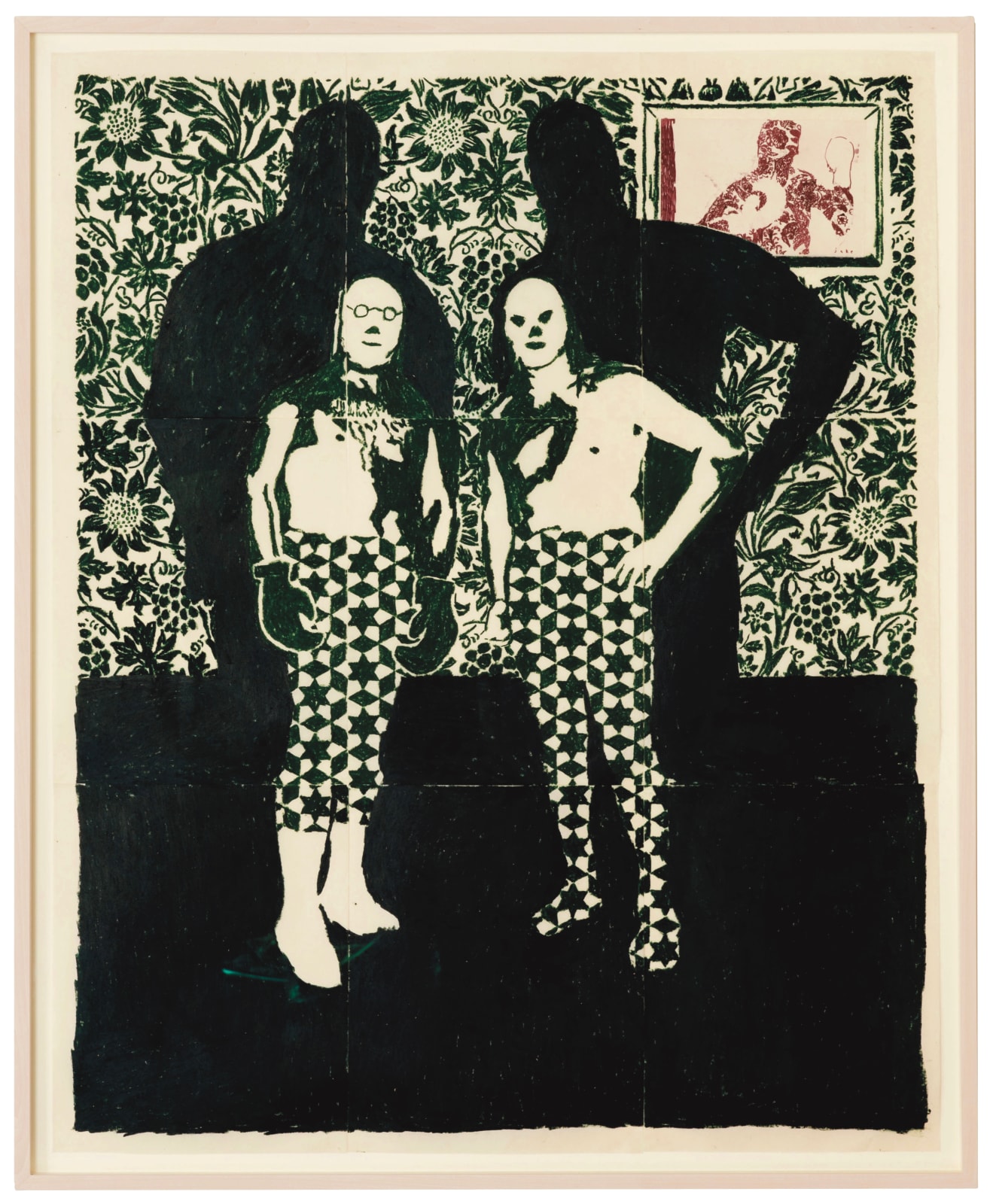 Jake Garfield, The Twins (framed)