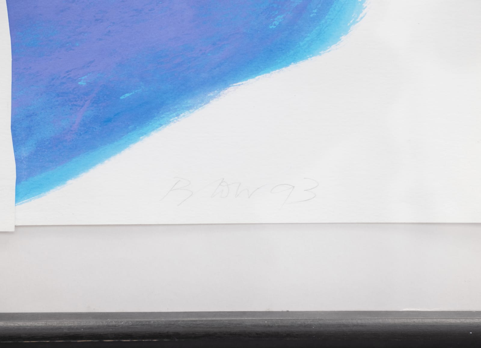 Sandra Blow, Abstract in Blue