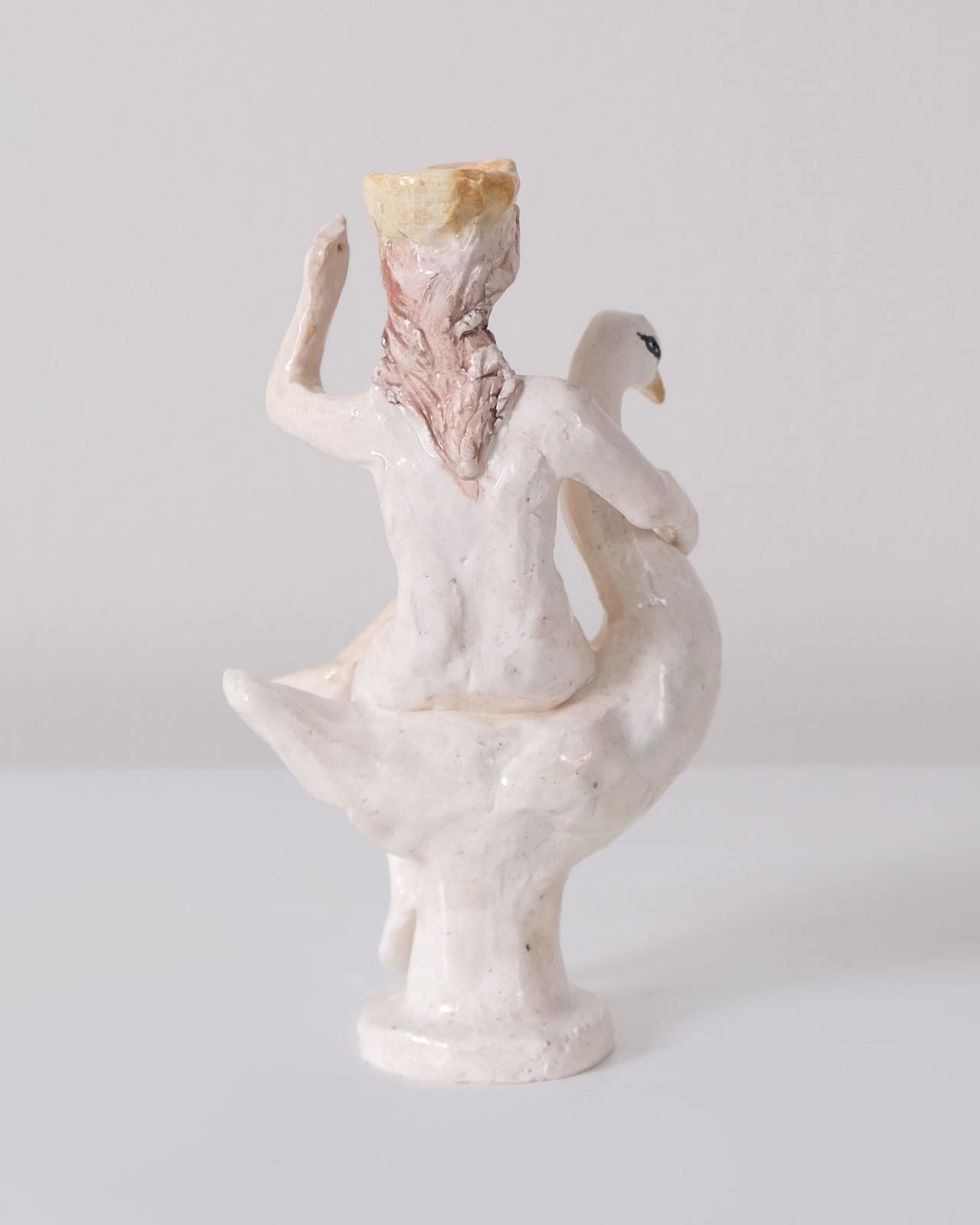 Amata Benedict, Leda and the Swan Candlestick